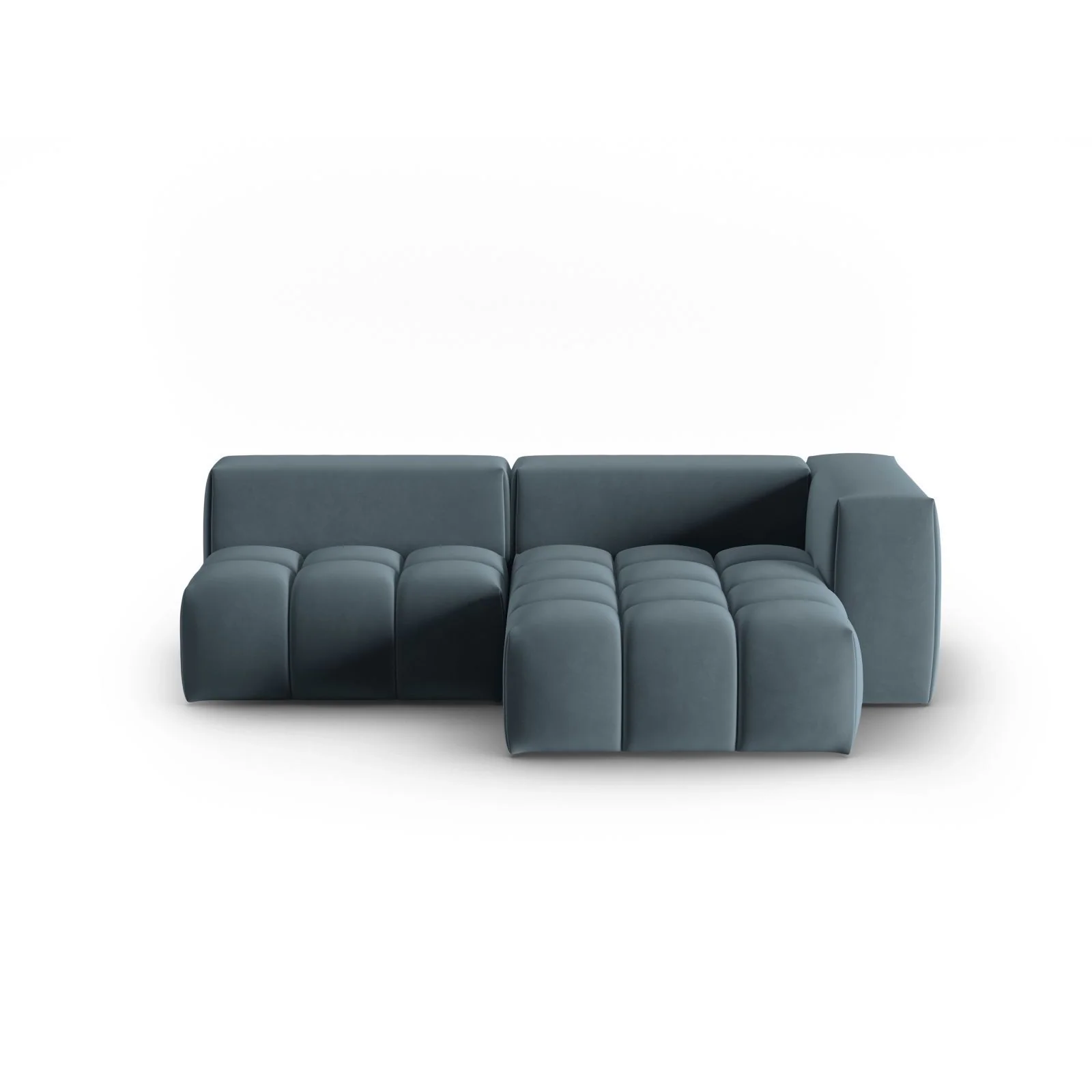 Verona Modulares 3-Sitzer Ecksofa, Rechte Seite, aus Samt oder Strukturstoff, 205x145 cm - Image 31