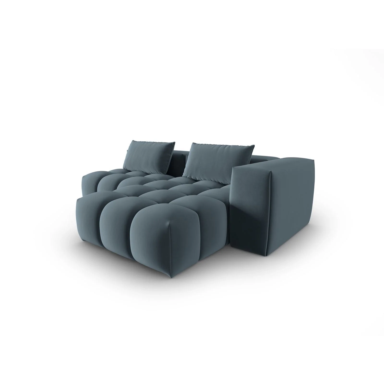 Verona Modulares 3-Sitzer Ecksofa, Rechte Seite, aus Samt oder Strukturstoff, 205x145 cm - Image 34