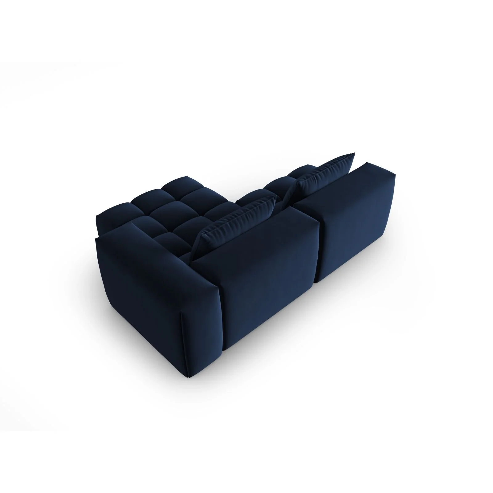 Verona Modulares 3-Sitzer Ecksofa, Rechte Seite, aus Samt oder Strukturstoff, 205x145 cm - Image 41