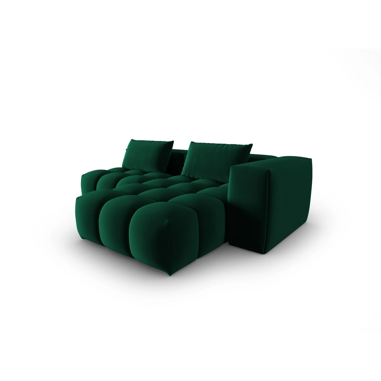 Verona Modulares 3-Sitzer Ecksofa, Rechte Seite, aus Samt oder Strukturstoff, 205x145 cm - Image 45