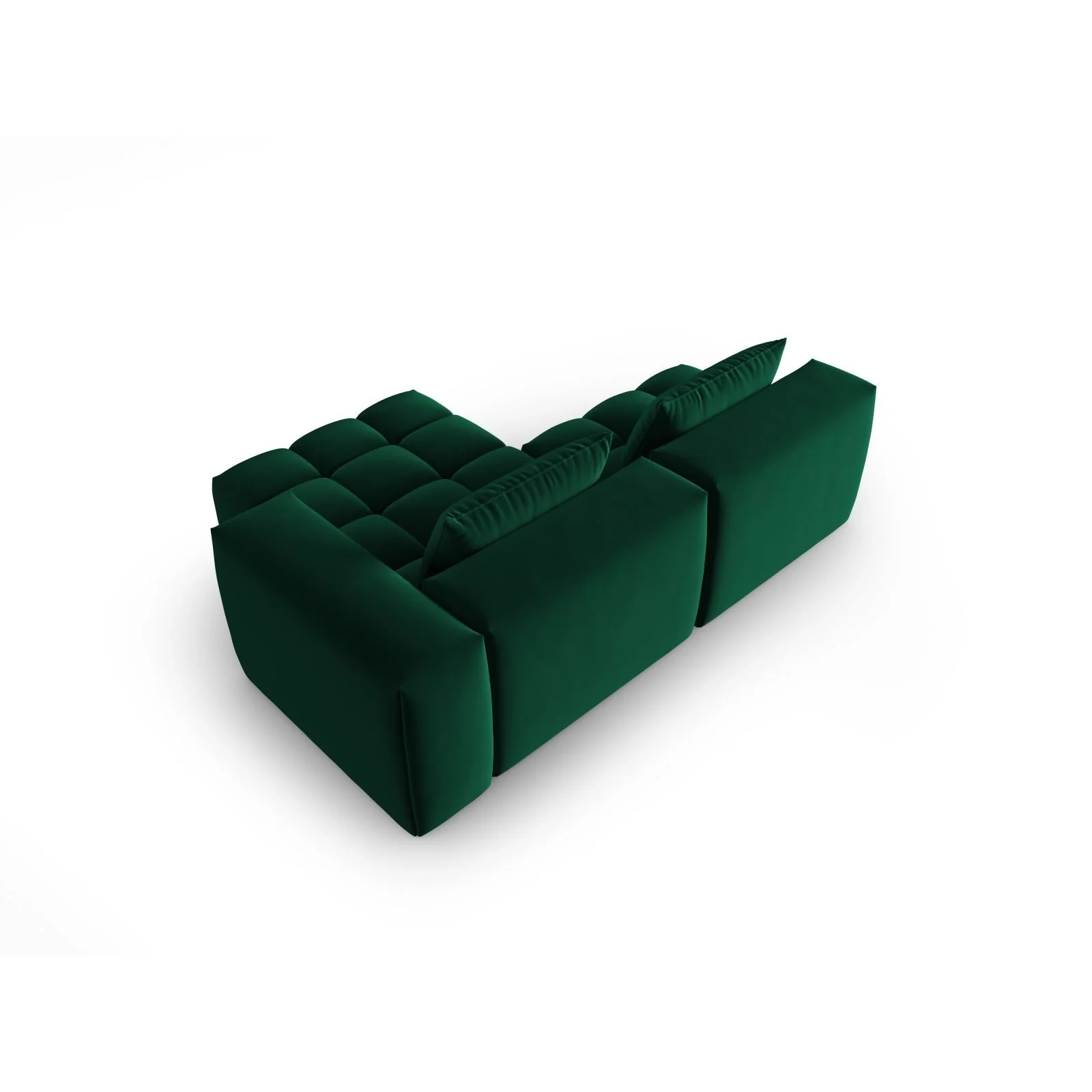 Verona Modulares 3-Sitzer Ecksofa, Rechte Seite, aus Samt oder Strukturstoff, 205x145 cm - Image 46