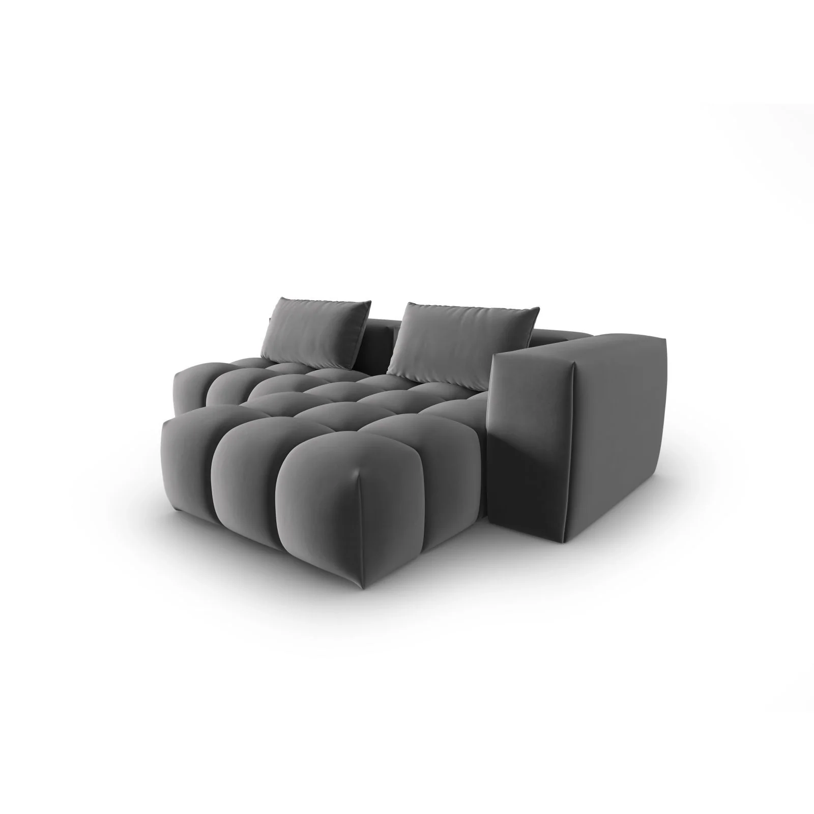 Verona Modulares 3-Sitzer Ecksofa, Rechte Seite, aus Samt oder Strukturstoff, 205x145 cm - Image 57