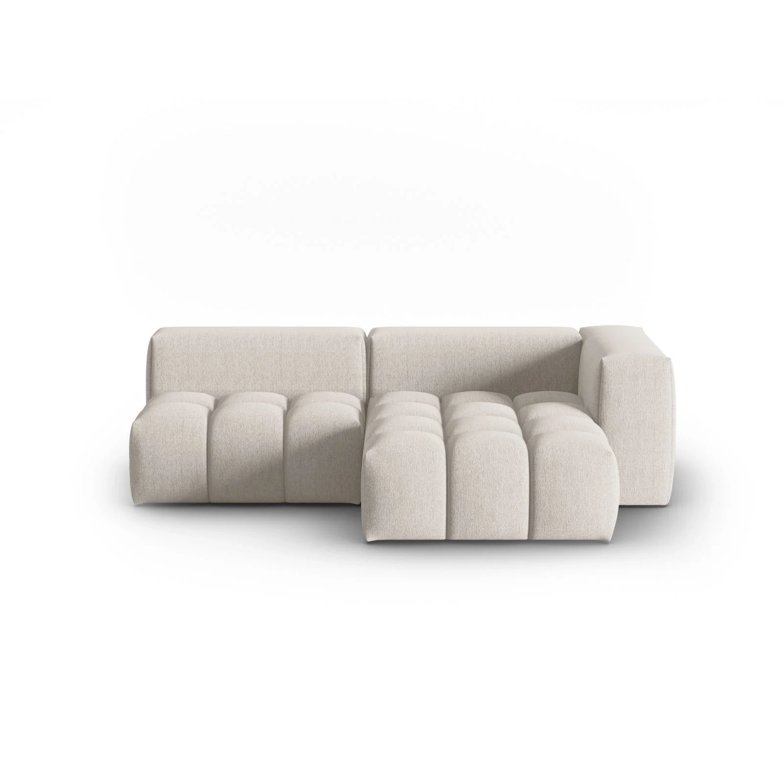 Verona Modulares 3-Sitzer Ecksofa, Rechte Seite, aus Samt oder Strukturstoff, 205x145 cm - Image 60