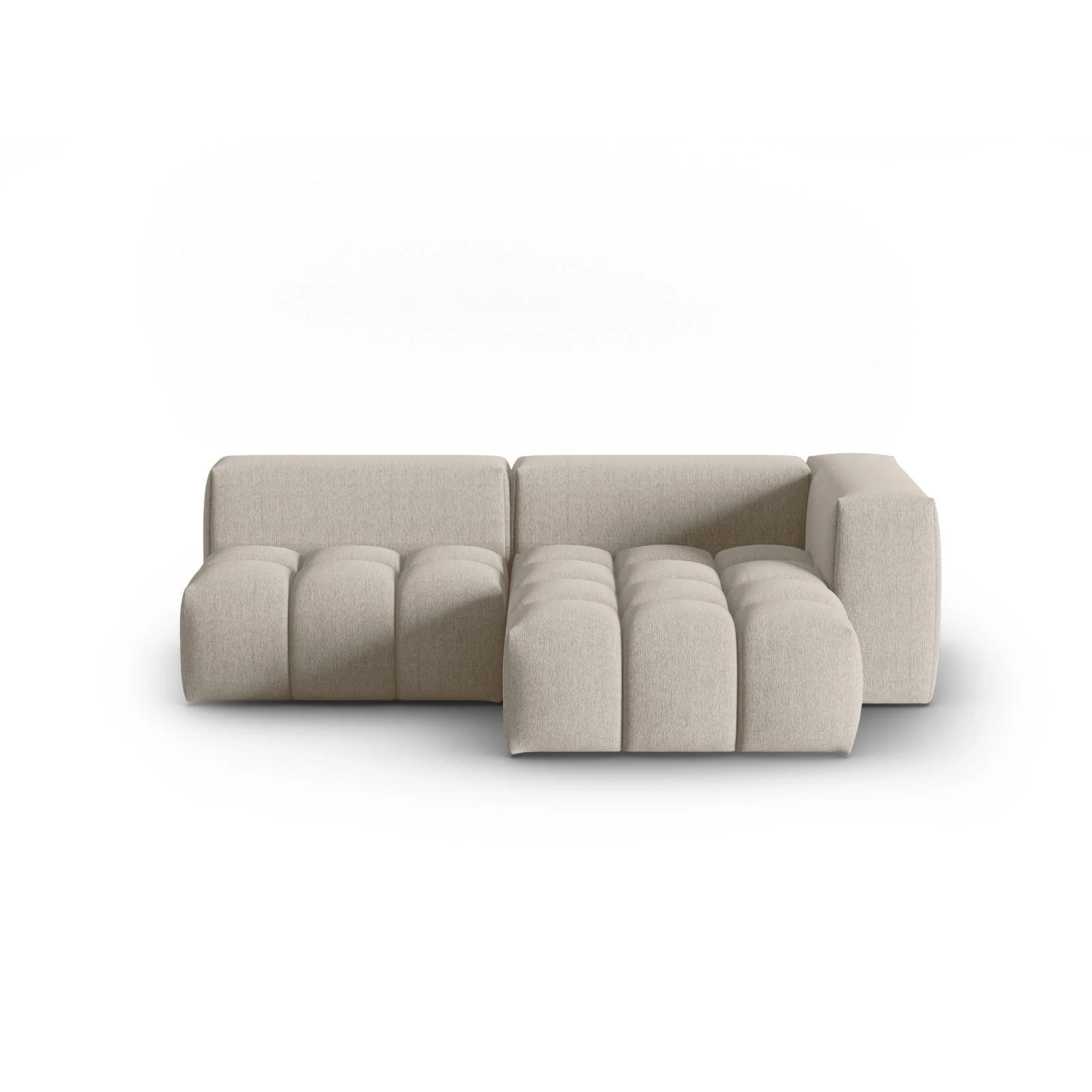 Verona Modulares 3-Sitzer Ecksofa, Rechte Seite, aus Samt oder Strukturstoff, 205x145 cm - Image 66