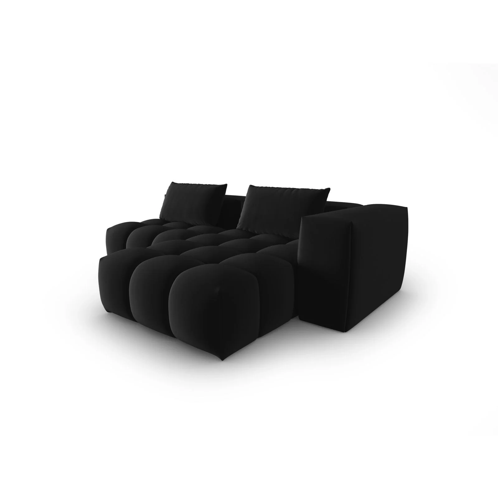 Verona Modulares 3-Sitzer Ecksofa, Rechte Seite, aus Samt oder Strukturstoff, 205x145 cm - Image 10