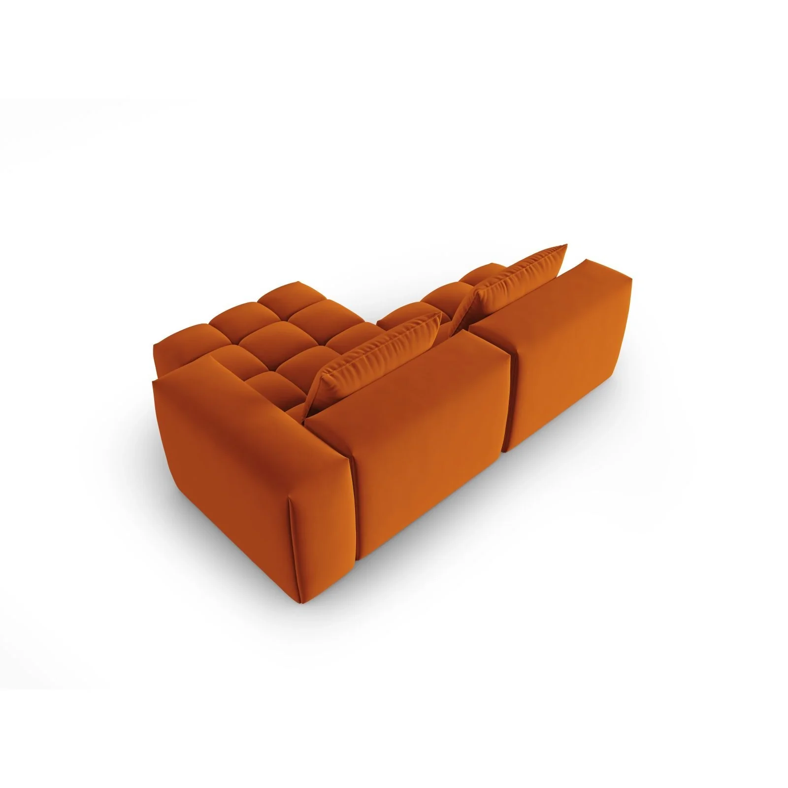 Verona Modulares 3-Sitzer Ecksofa, Rechte Seite, aus Samt oder Strukturstoff, 205x145 cm - Image 23
