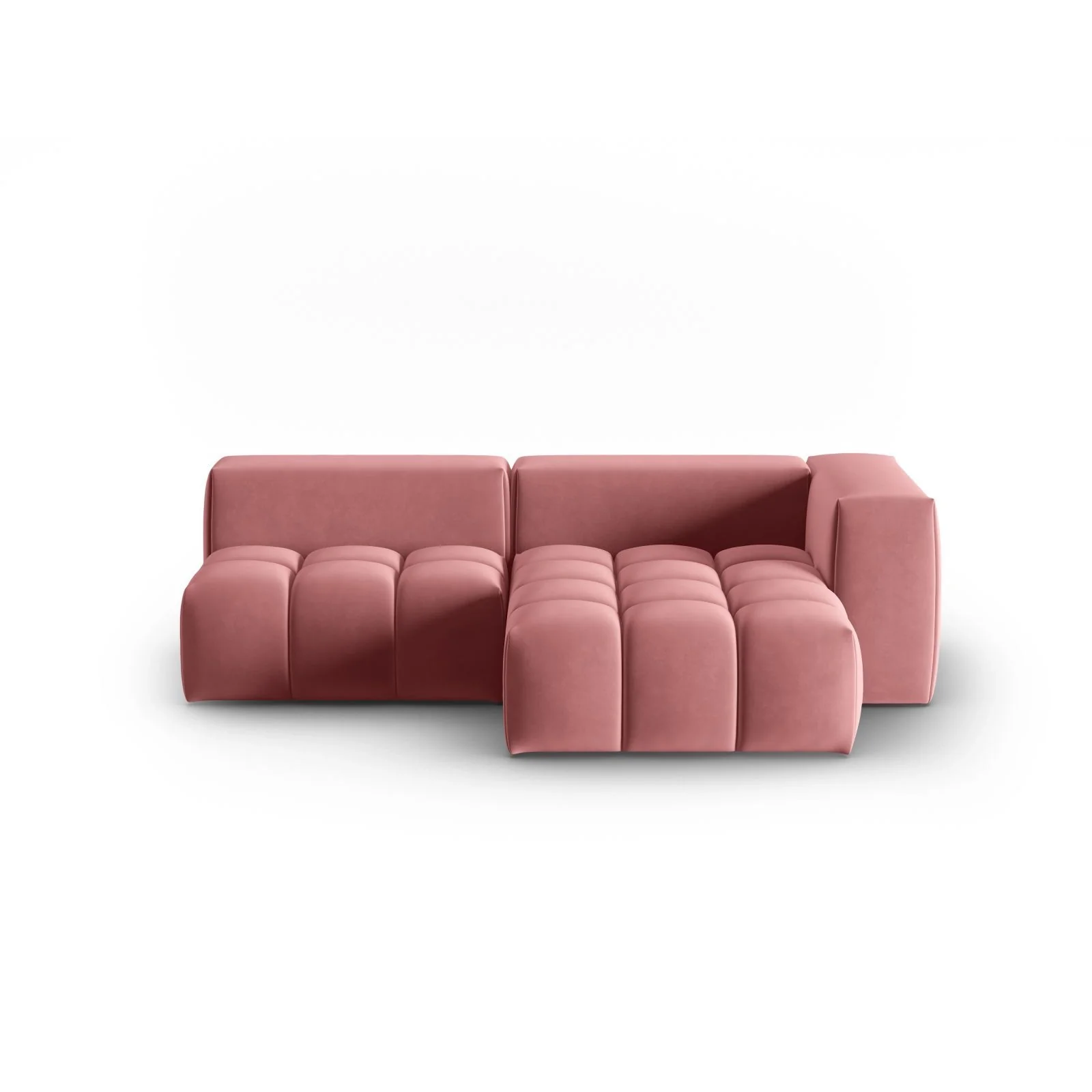 Verona Modulares 3-Sitzer Ecksofa, Rechte Seite, aus Samt oder Strukturstoff, 205x145 cm - Image 25