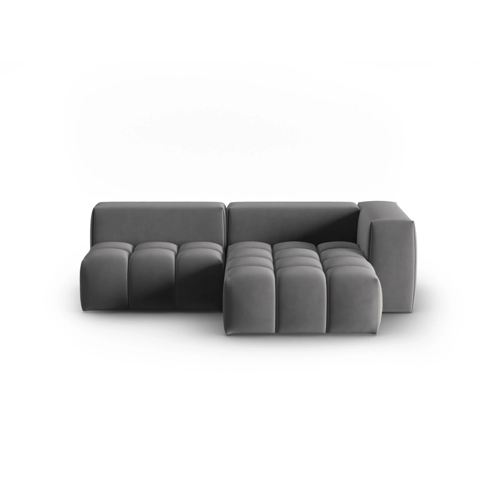 Verona Modulares 3-Sitzer Ecksofa, Rechte Seite, aus Samt oder Strukturstoff, 205x145 cm - Image 54