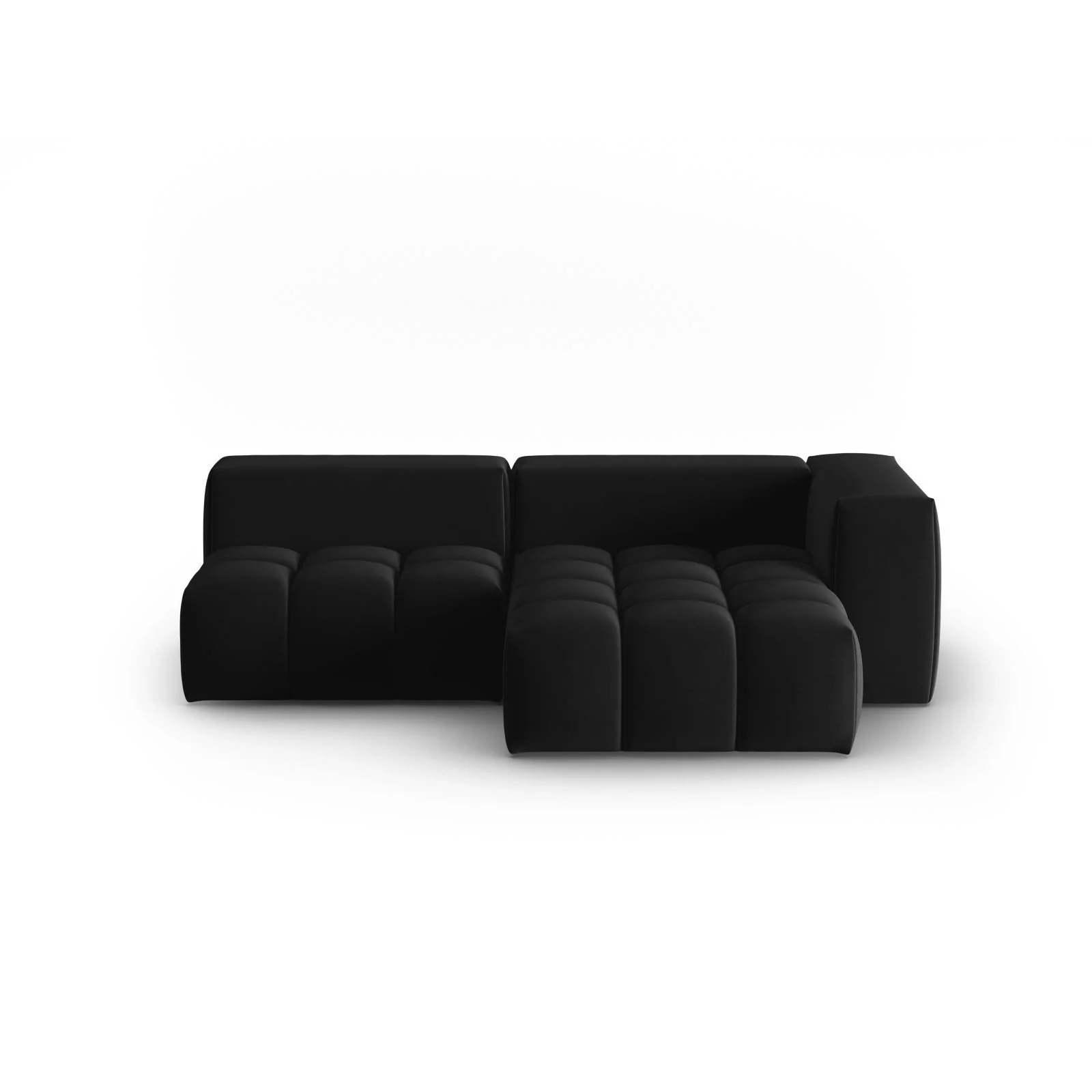 Verona Modulares 3-Sitzer Ecksofa, Rechte Seite, aus Samt oder Strukturstoff, 205x145 cm - Image 7