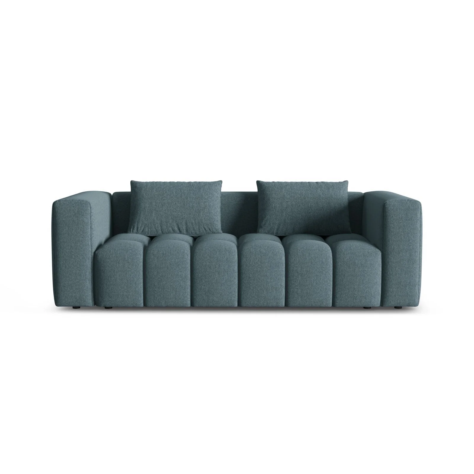 Verona Modulares 3-Sitzer Sofa aus Samt oder Strukturstoff, 252x98 cm - Image 113