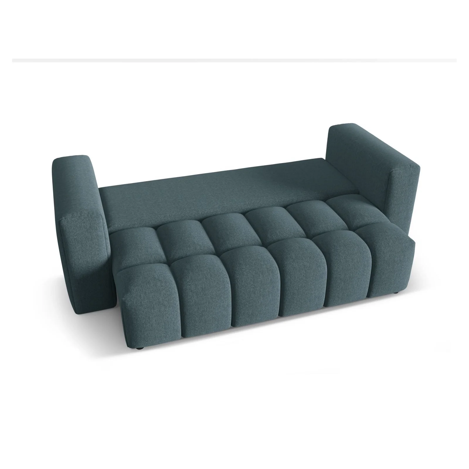 Verona Modulares 3-Sitzer Sofa aus Samt oder Strukturstoff, 252x98 cm - Image 117