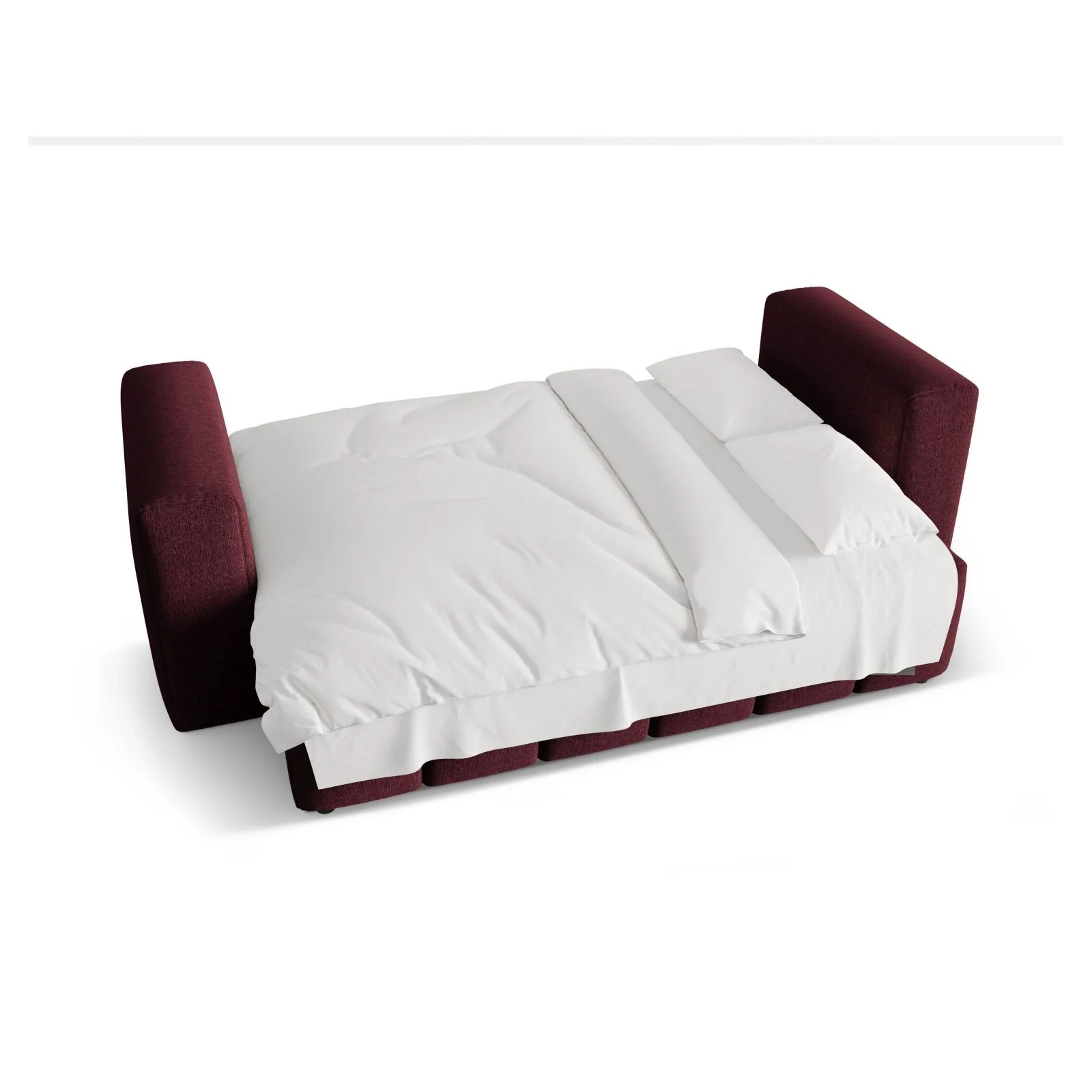 Verona Modulares 3-Sitzer Sofa aus Samt oder Strukturstoff, 252x98 cm - Image 134