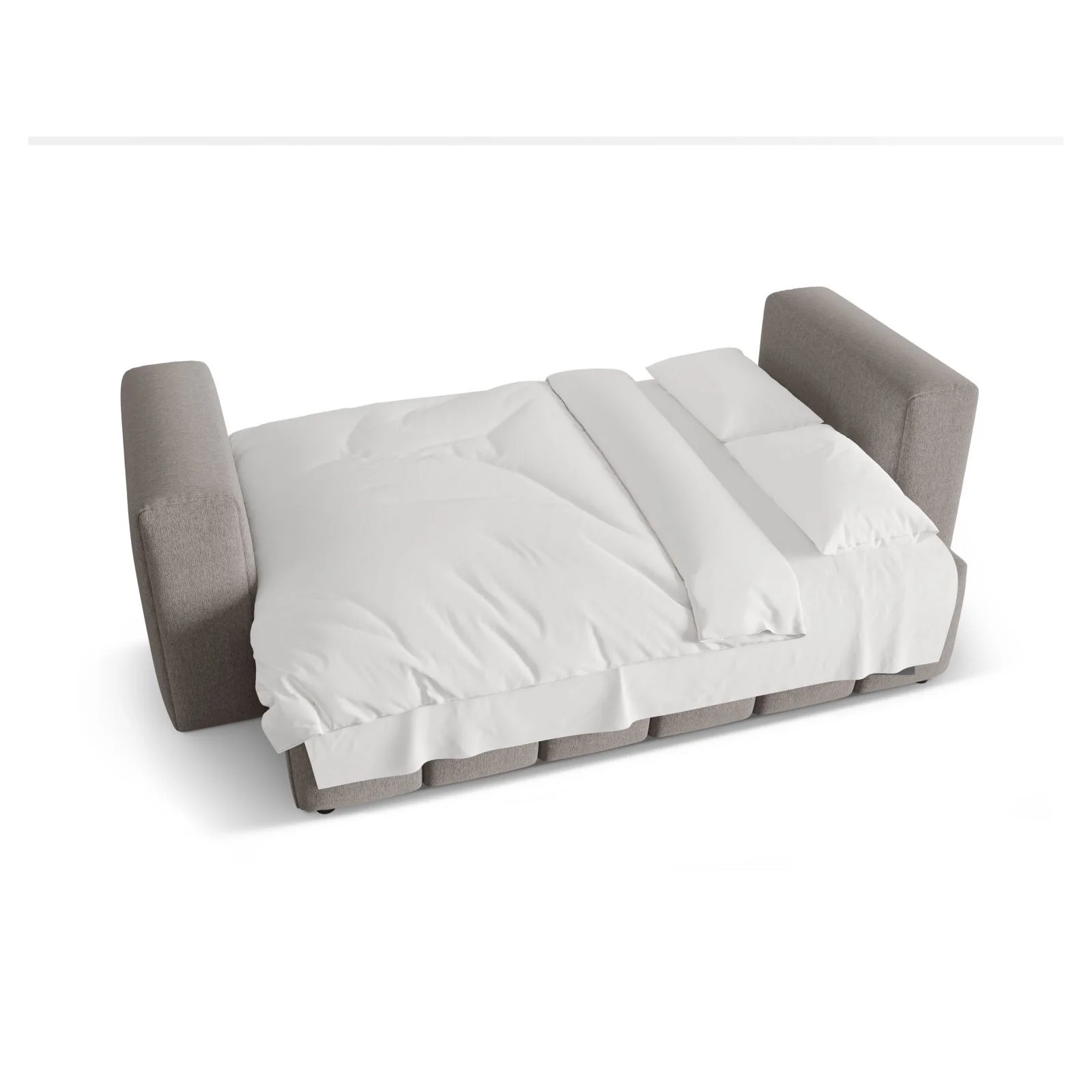 Verona Modulares 3-Sitzer Sofa aus Samt oder Strukturstoff, 252x98 cm - Image 142