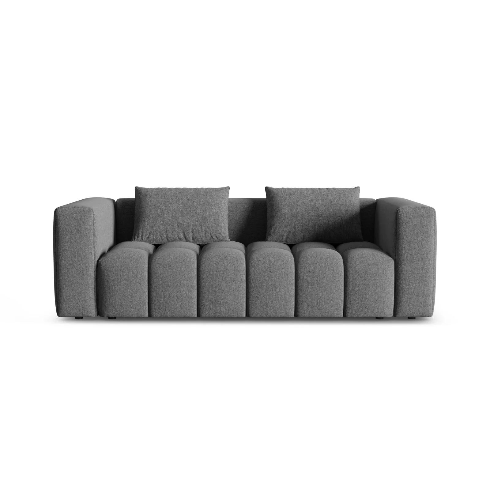 Verona Modulares 3-Sitzer Sofa aus Samt oder Strukturstoff, 252x98 cm - Image 145