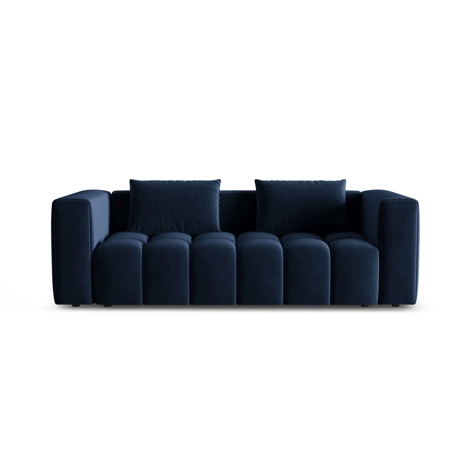 Verona Modulares 3-Sitzer Sofa aus Samt oder Strukturstoff, 252x98 cm - Image 49