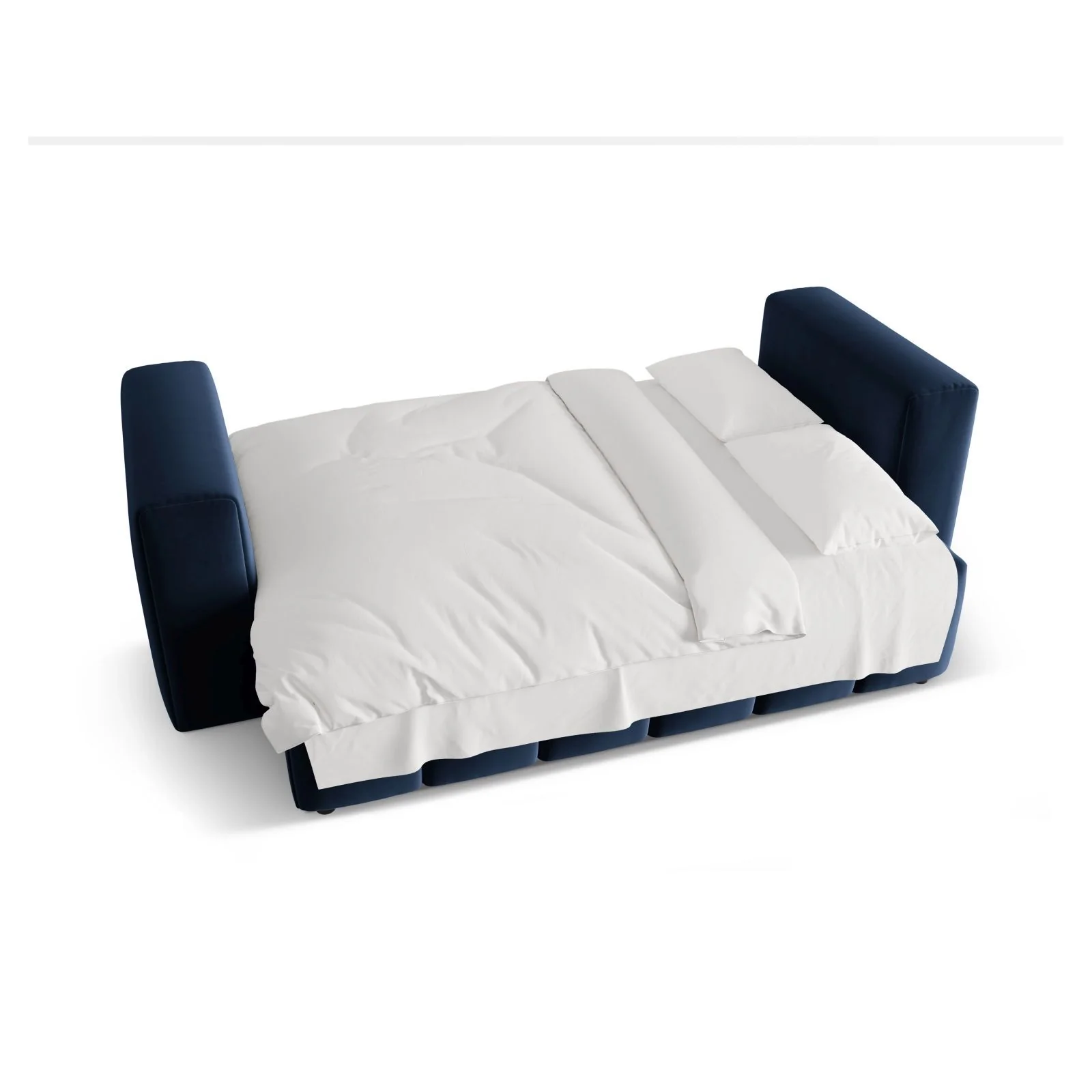 Verona Modulares 3-Sitzer Sofa aus Samt oder Strukturstoff, 252x98 cm - Image 54