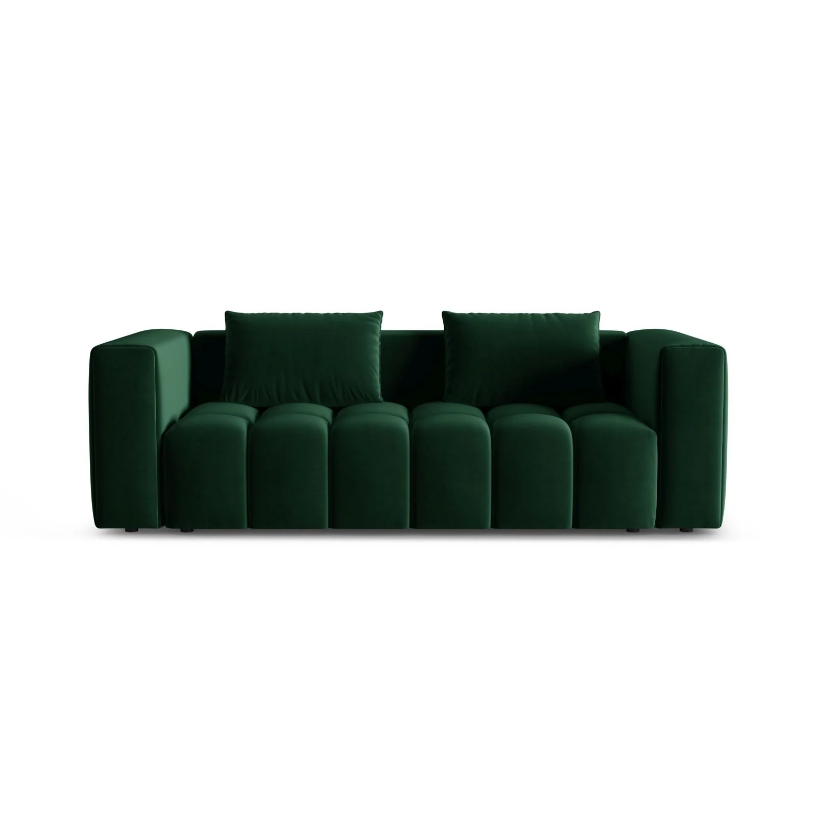 Verona Modulares 3-Sitzer Sofa aus Samt oder Strukturstoff, 252x98 cm - Image 57