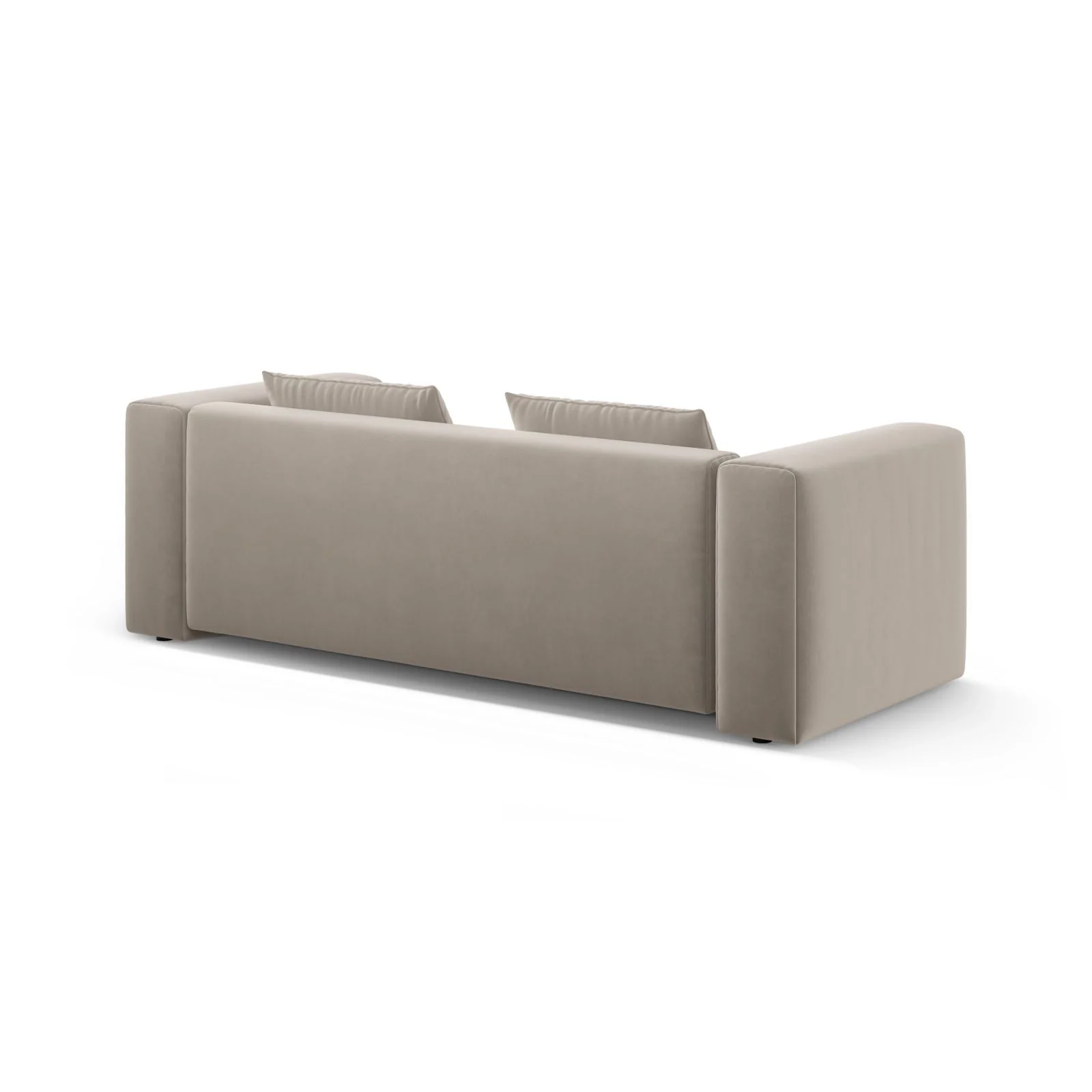 Verona Modulares 3-Sitzer Sofa aus Samt oder Strukturstoff, 252x98 cm - Image 7