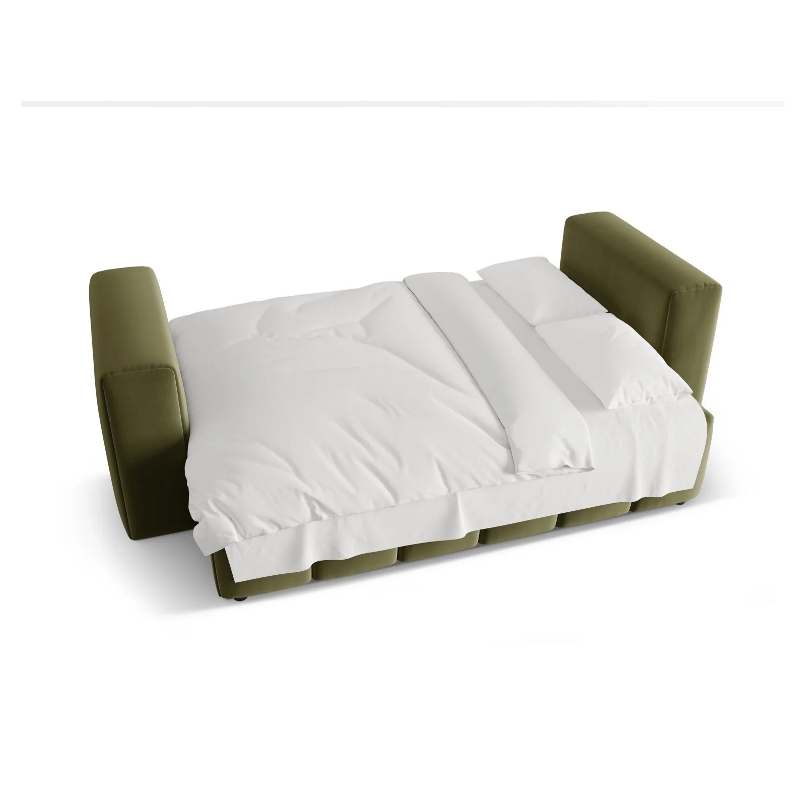 Verona Modulares 3-Sitzer Sofa aus Samt oder Strukturstoff, 252x98 cm - Image 70