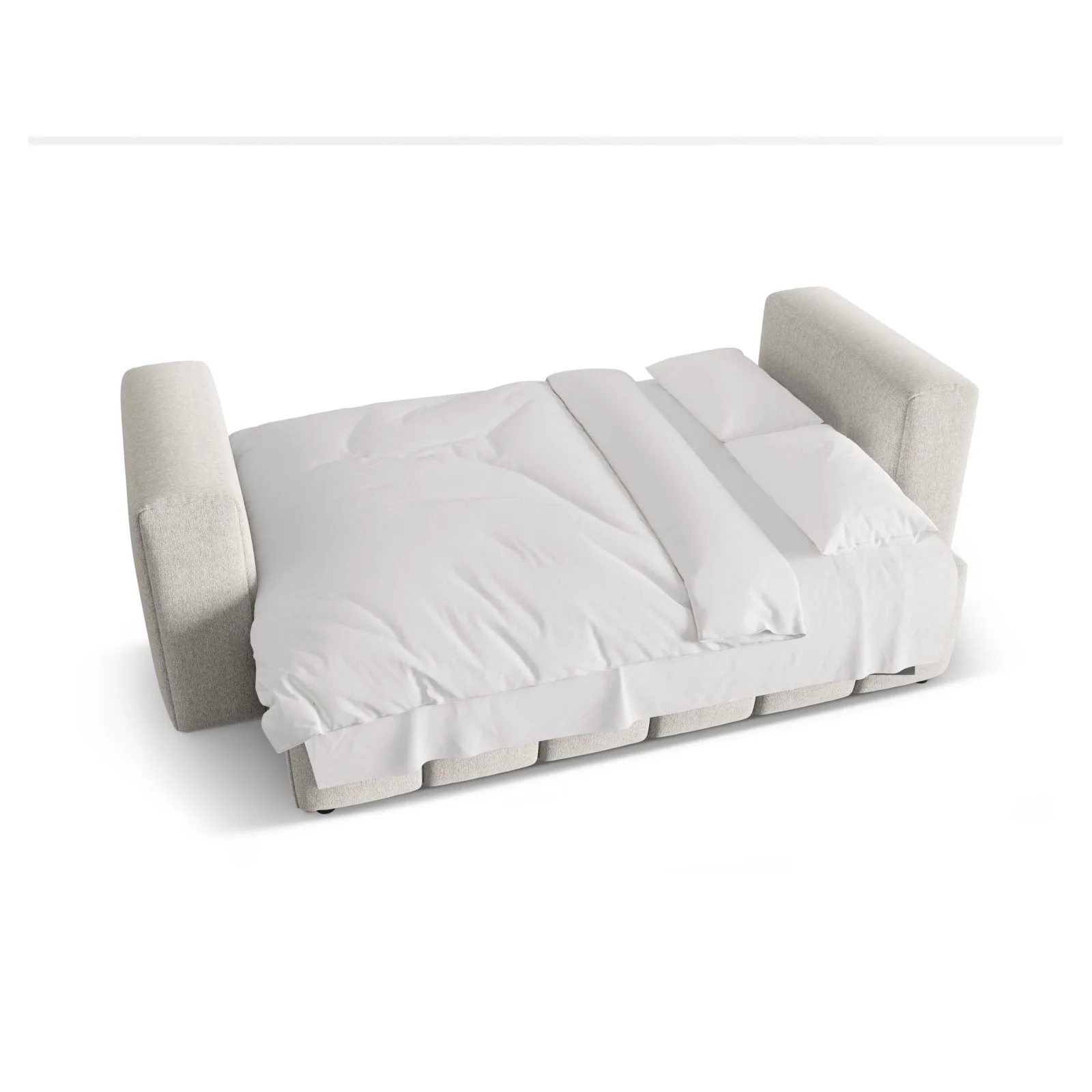Verona Modulares 3-Sitzer Sofa aus Samt oder Strukturstoff, 252x98 cm - Image 86