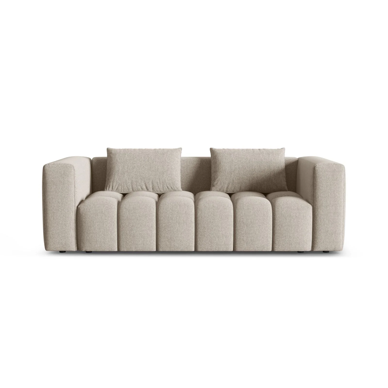 Verona Modulares 3-Sitzer Sofa aus Samt oder Strukturstoff, 252x98 cm - Image 89