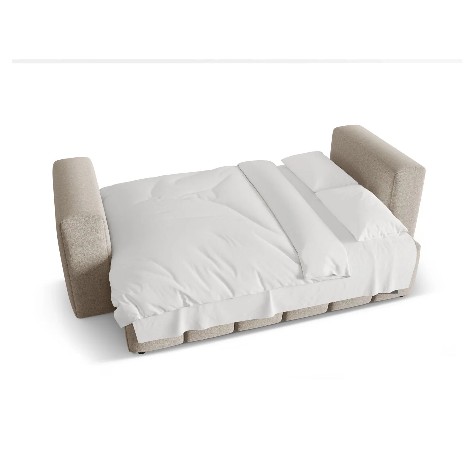 Verona Modulares 3-Sitzer Sofa aus Samt oder Strukturstoff, 252x98 cm - Image 94
