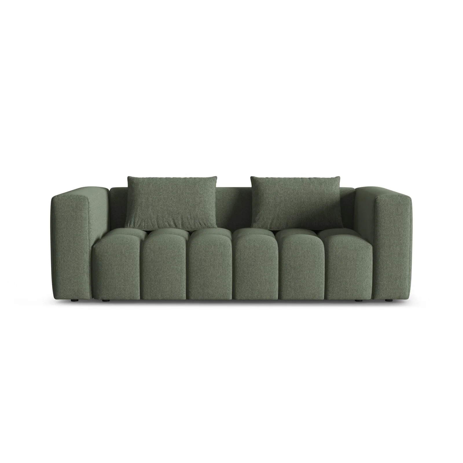 Verona Modulares 3-Sitzer Sofa aus Samt oder Strukturstoff, 252x98 cm - Image 97