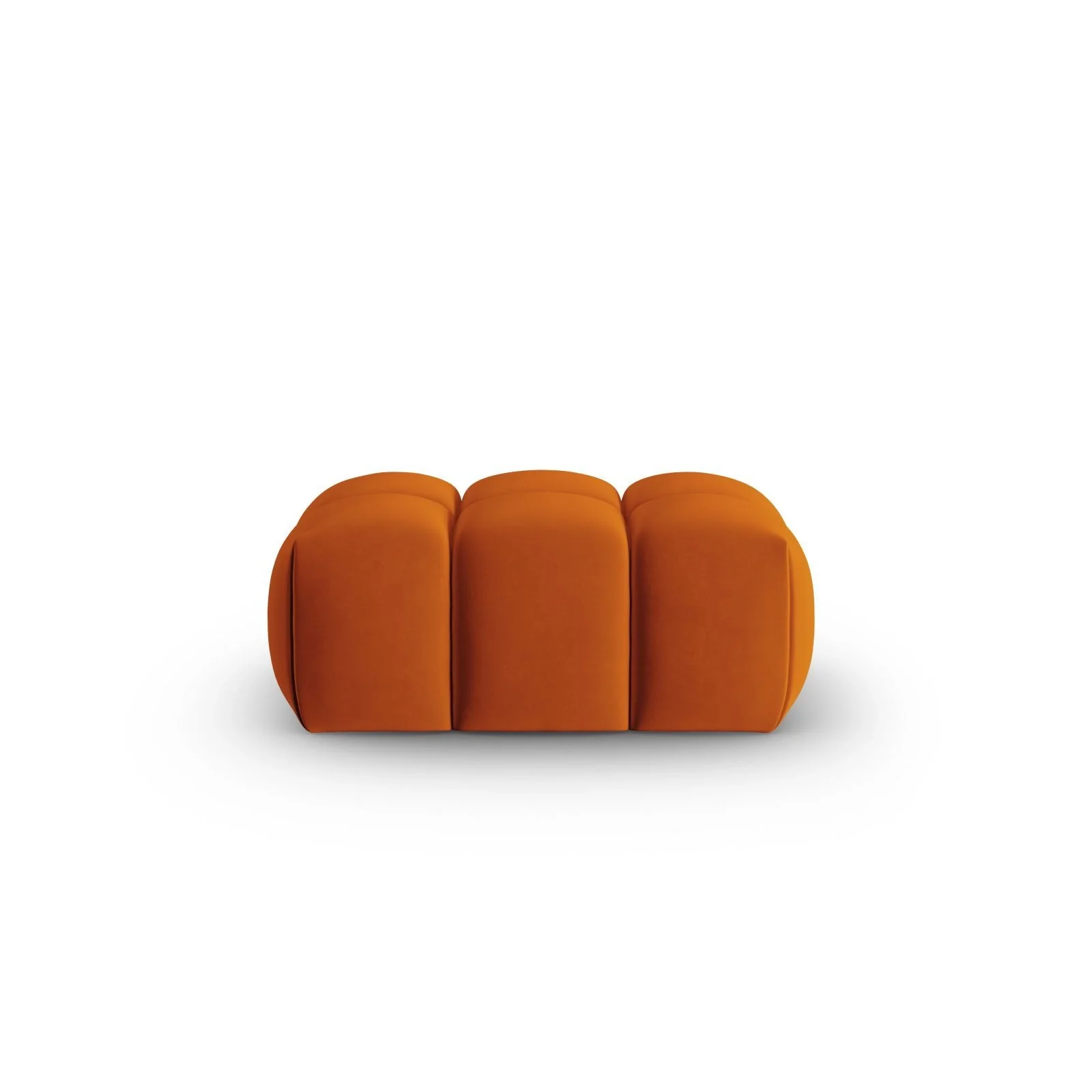 Verona Pouf aus Samt und Strukturstoff, 60x85 cm - Image 13