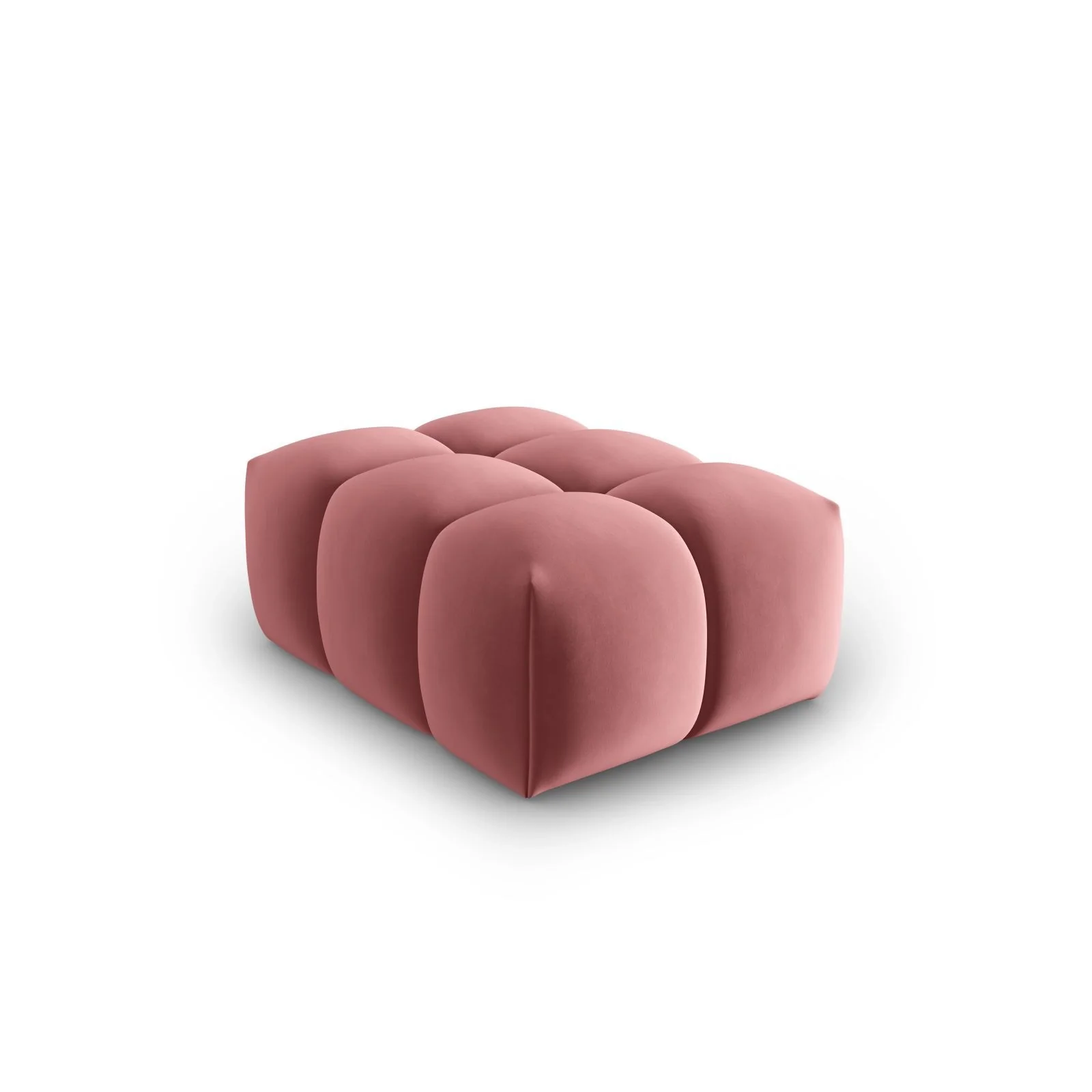 Verona Pouf aus Samt und Strukturstoff, 60x85 cm - Image 19