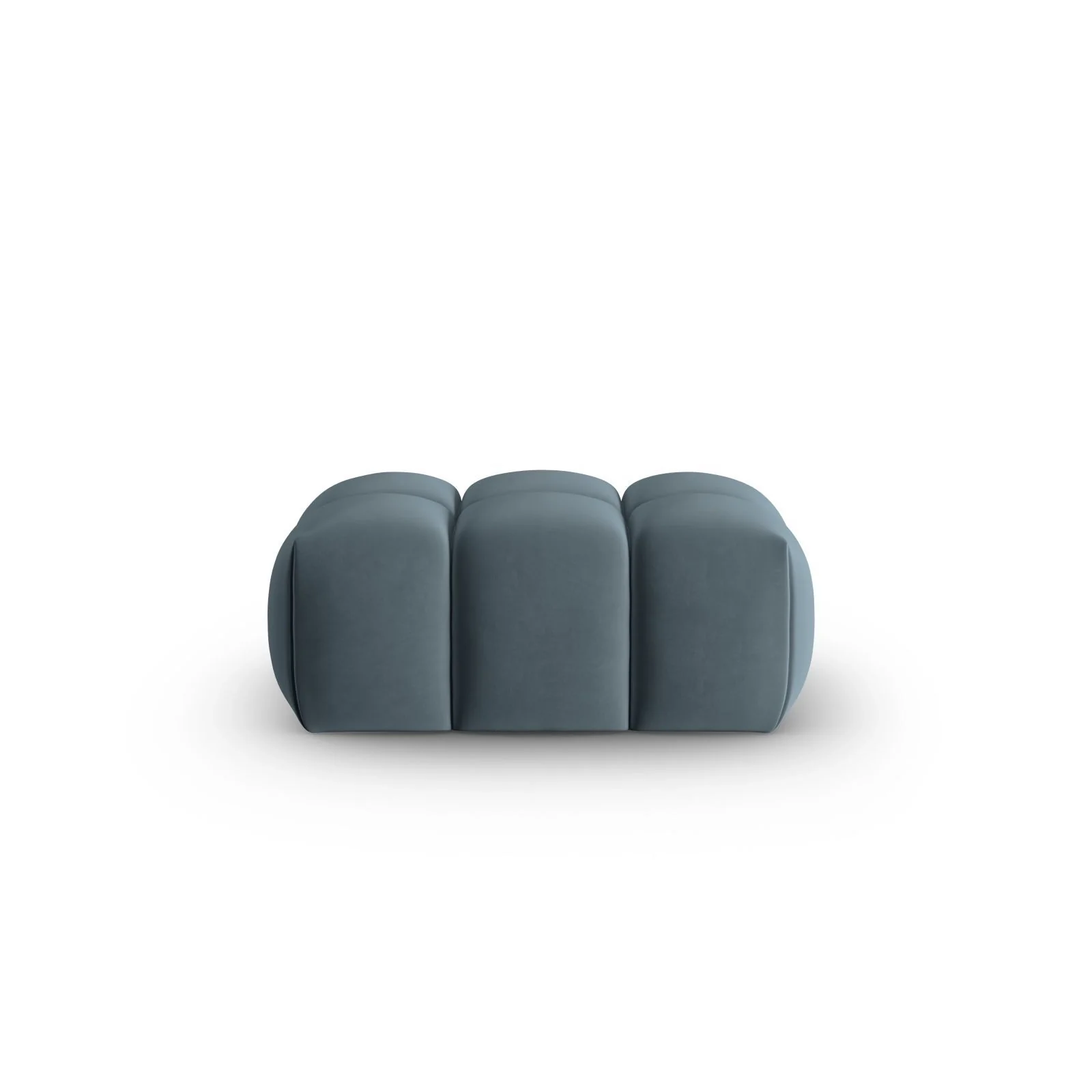 Verona Pouf aus Samt und Strukturstoff, 60x85 cm - Image 21