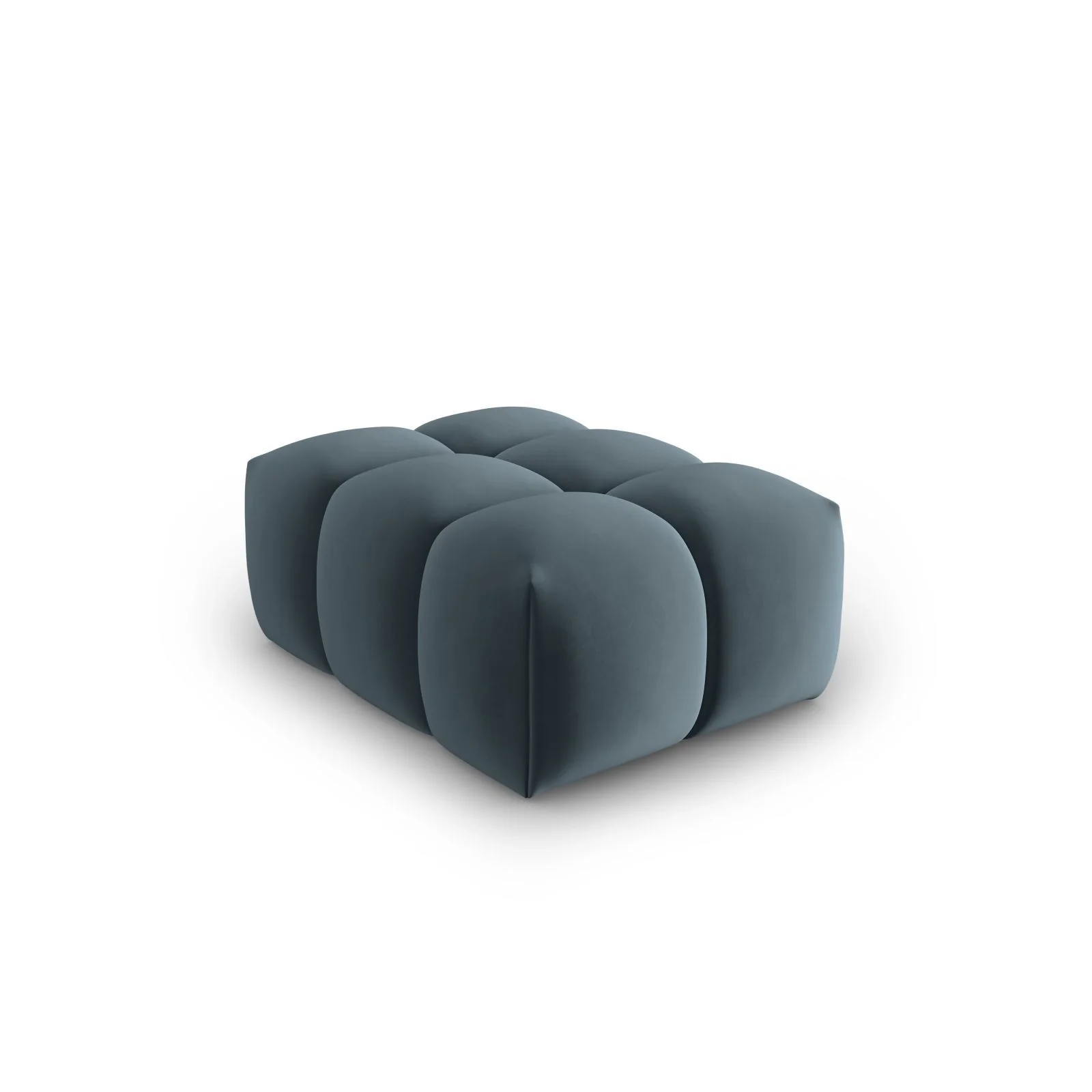 Verona Pouf aus Samt und Strukturstoff, 60x85 cm - Image 23