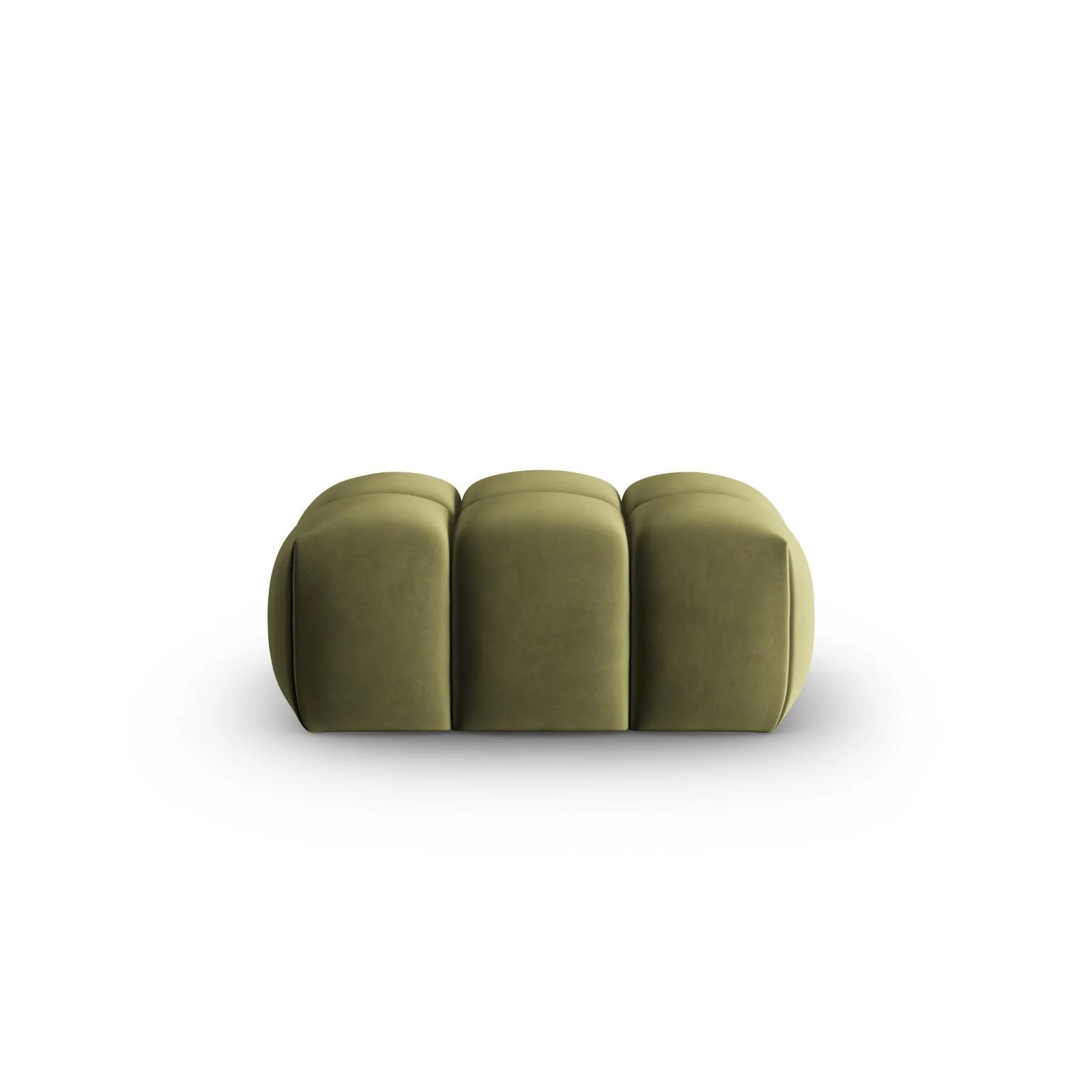 Verona Pouf aus Samt und Strukturstoff, 60x85 cm - Image 32