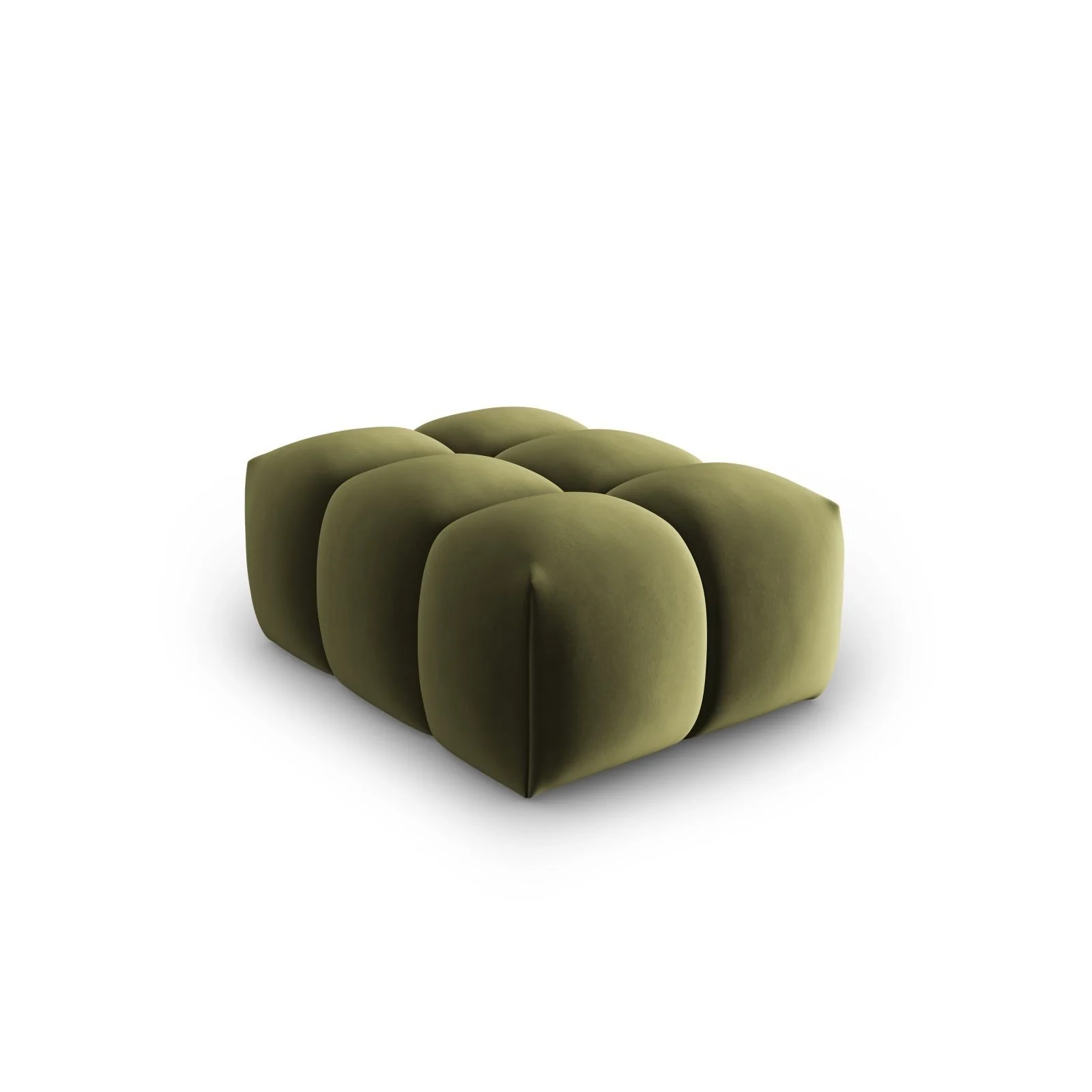Verona Pouf aus Samt und Strukturstoff, 60x85 cm - Image 34