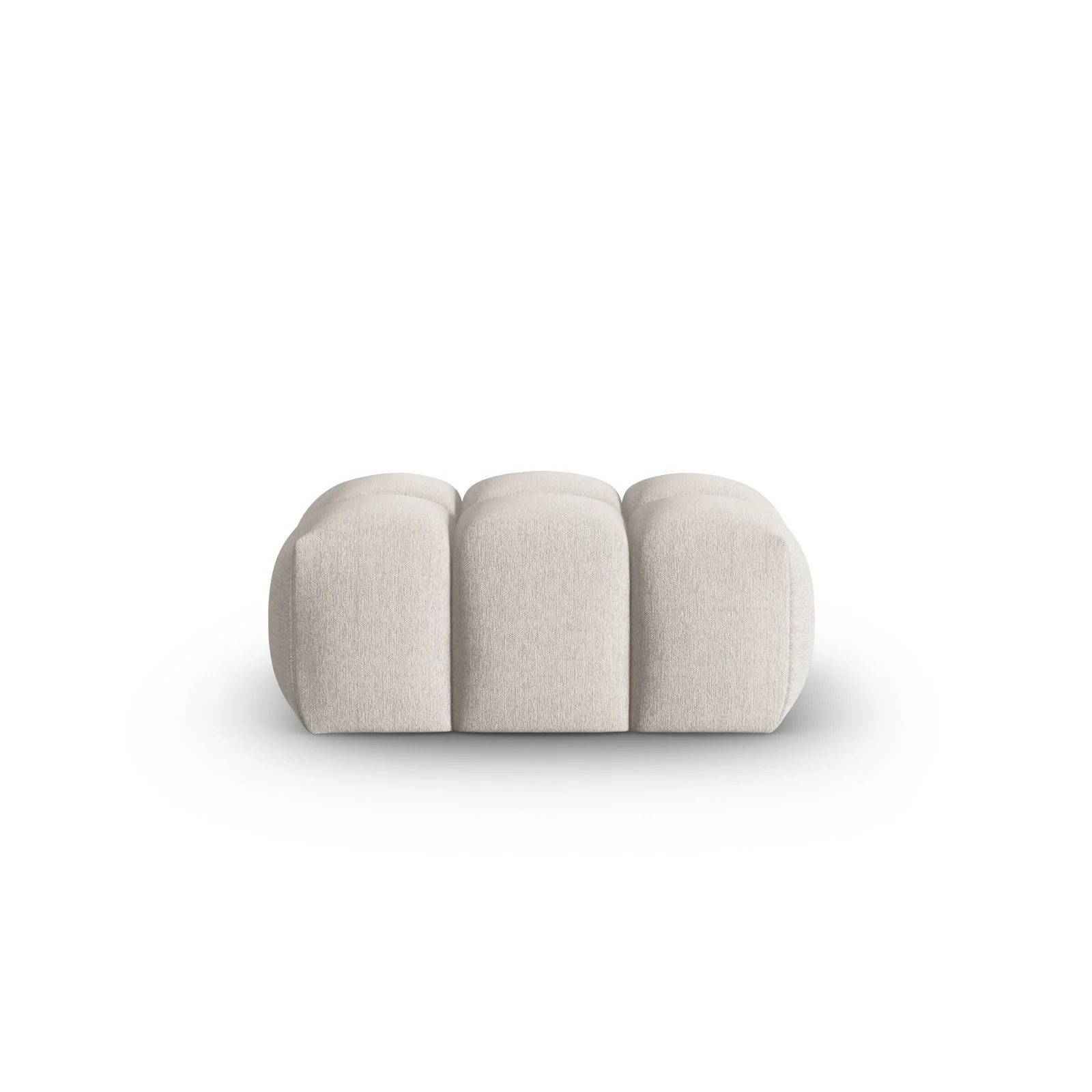 Verona Pouf aus Samt und Strukturstoff, 60x85 cm - Image 40