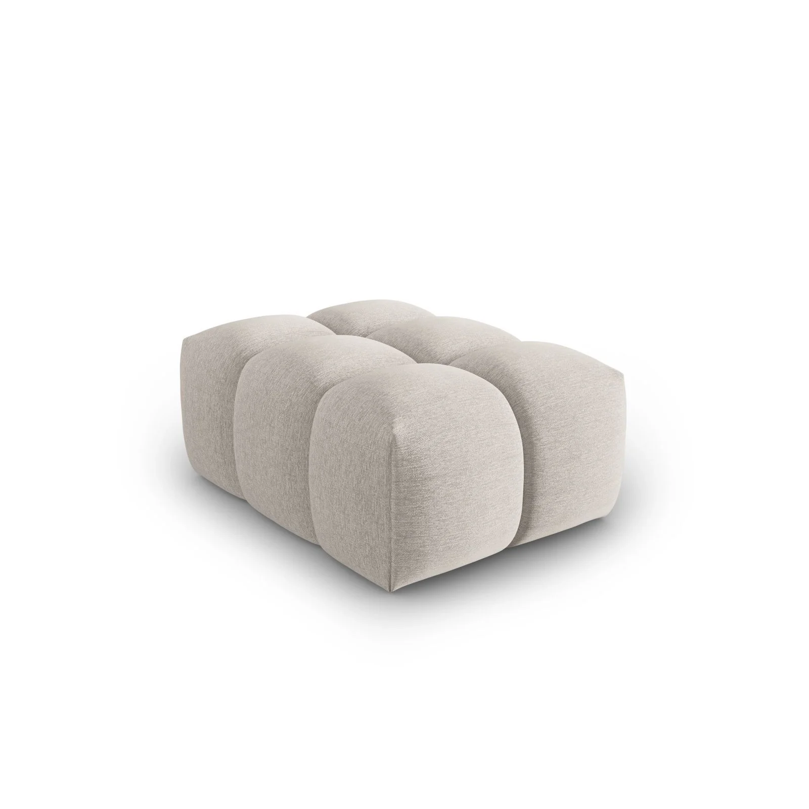 Verona Pouf aus Samt und Strukturstoff, 60x85 cm - Image 42