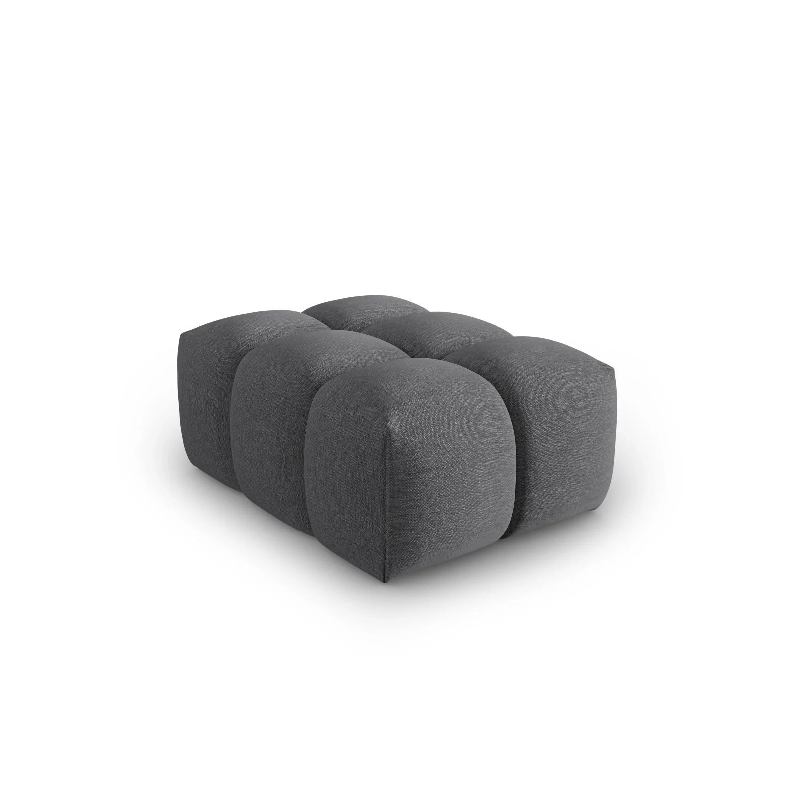 Verona Pouf aus Samt und Strukturstoff, 60x85 cm - Image 74