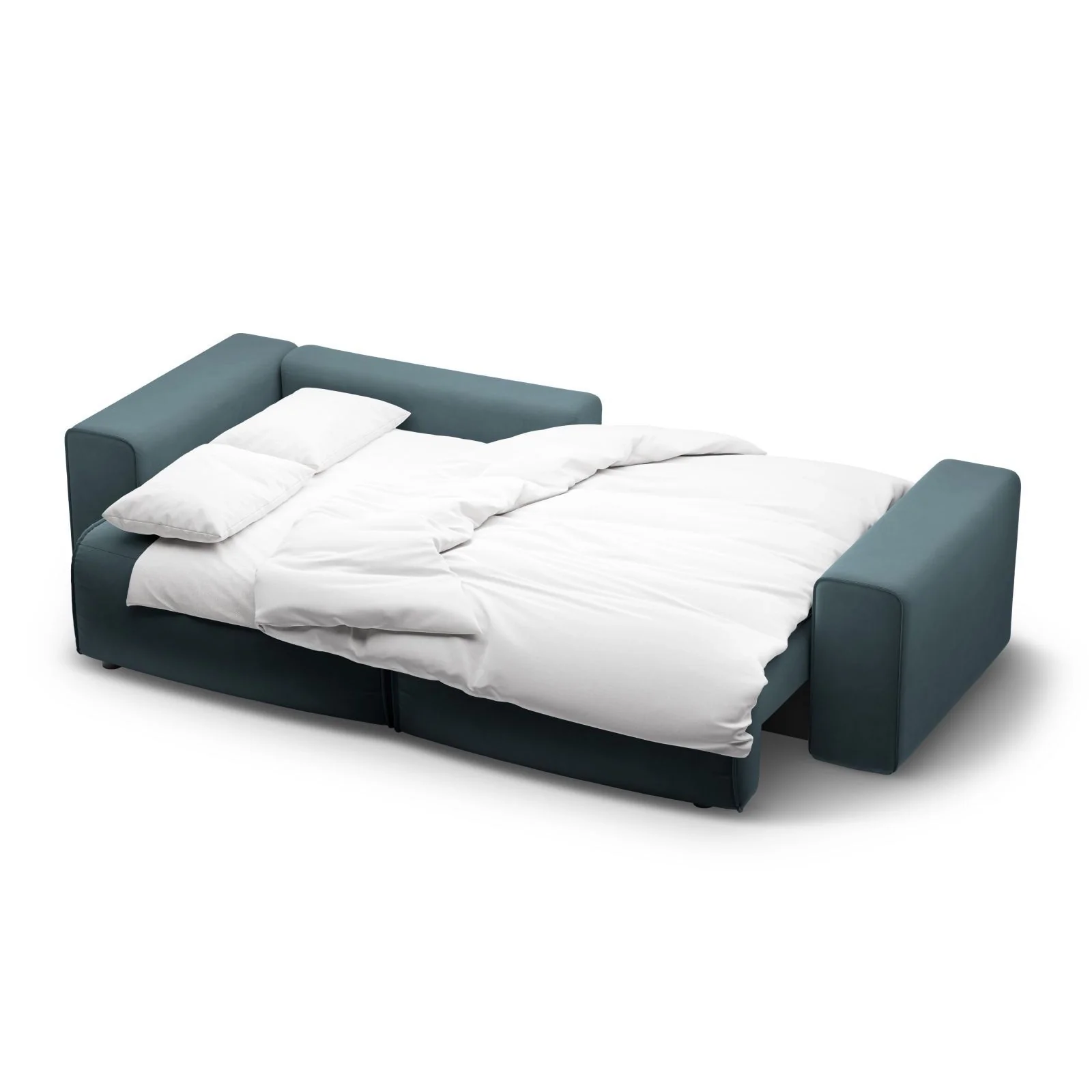 Victor 3-Sitzer Ecksofa, Linke Seite, ausziehbar mit Schlaffunktion und Bettkasten, aus Samt oder Strukturstoff, 246x148 cm - Image 103