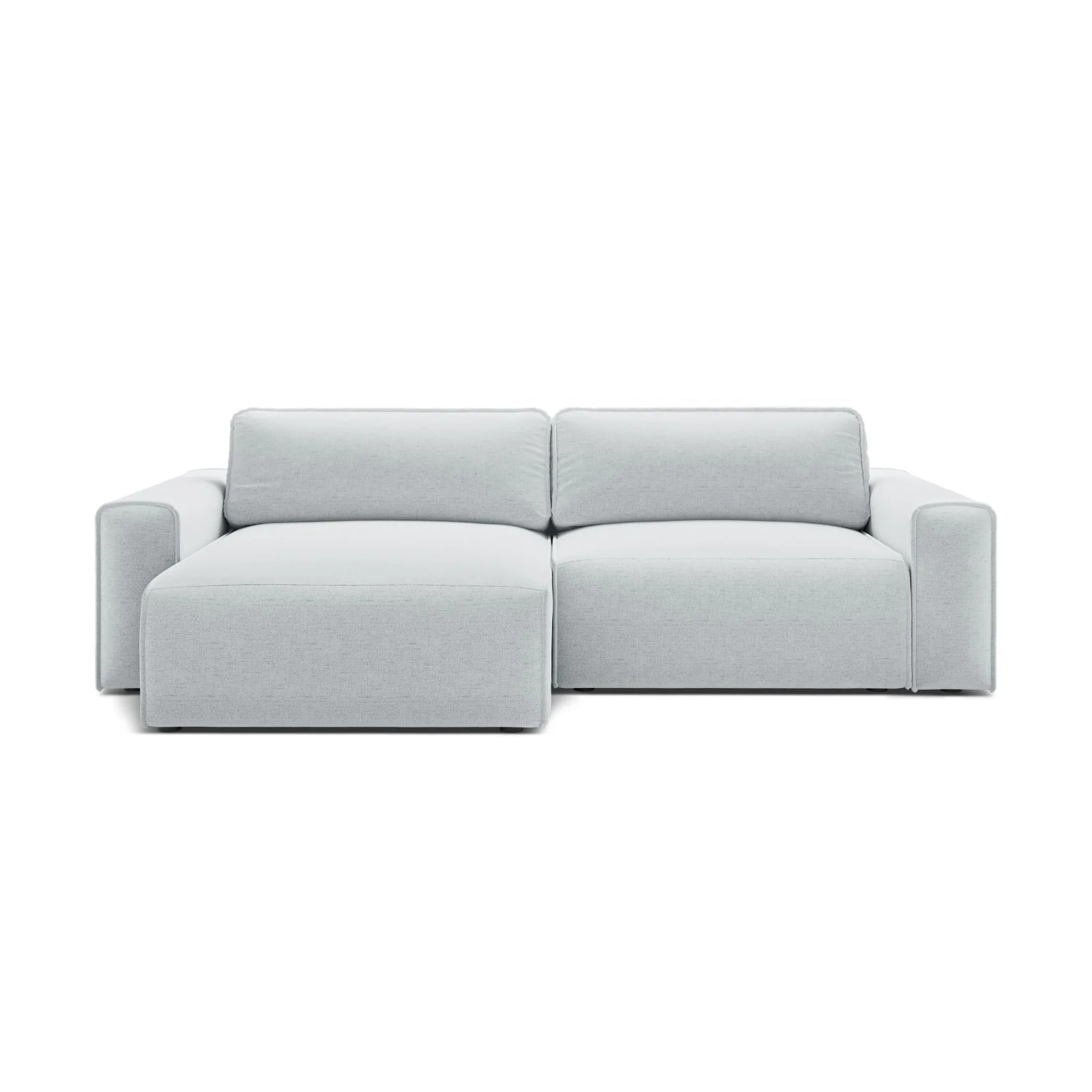 Victor 3-Sitzer Ecksofa, Linke Seite, ausziehbar mit Schlaffunktion und Bettkasten, aus Samt oder Strukturstoff, 246x148 cm - Image 41