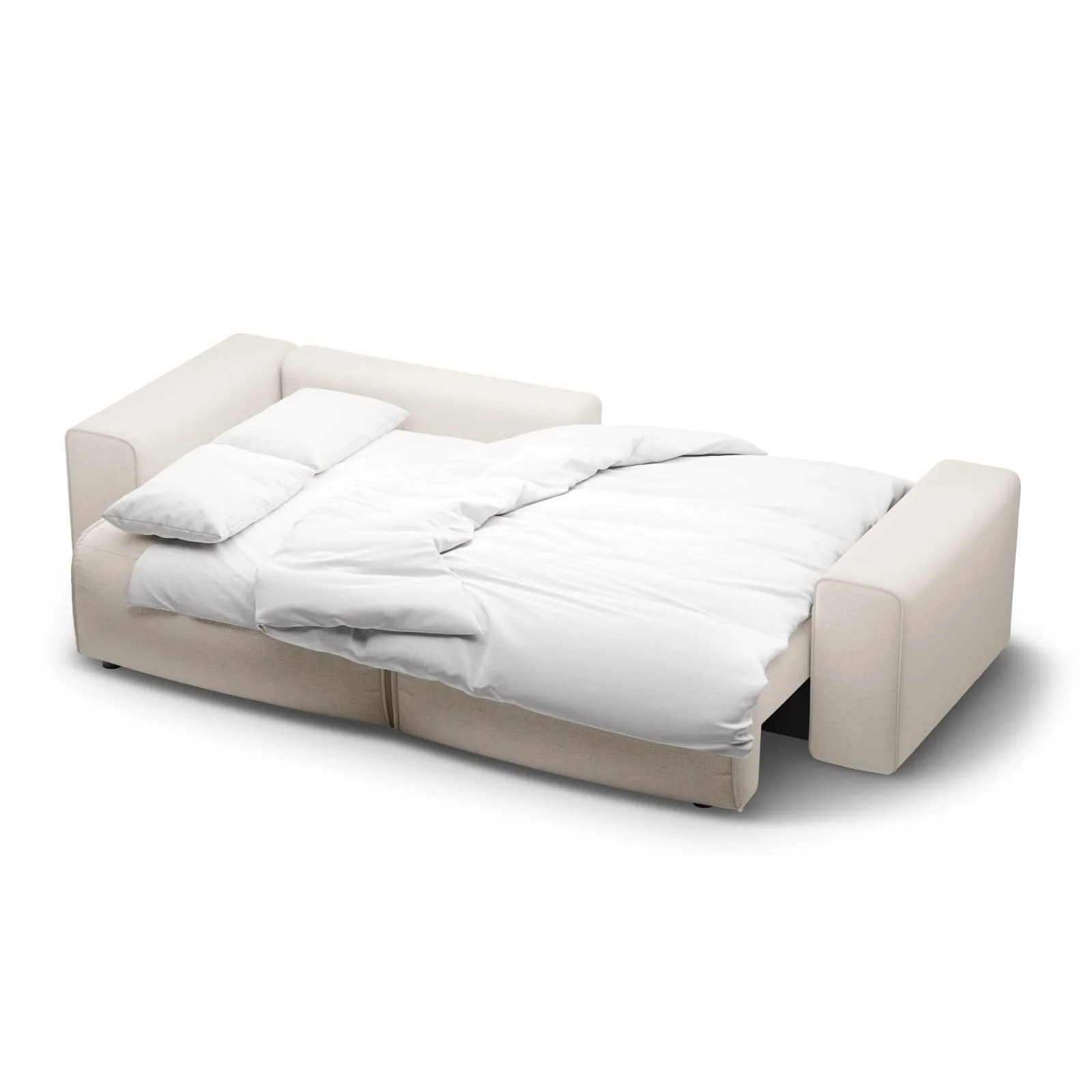 Victor 3-Sitzer Ecksofa, Linke Seite, ausziehbar mit Schlaffunktion und Bettkasten, aus Samt oder Strukturstoff, 246x148 cm - Image 6