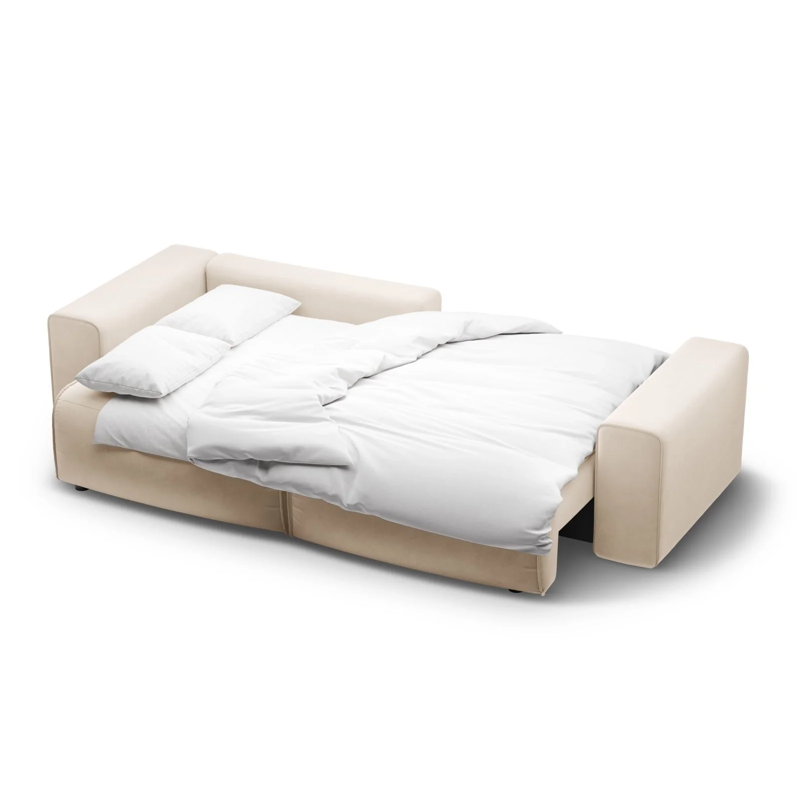 Victor 3-Sitzer Ecksofa, Linke Seite, ausziehbar mit Schlaffunktion und Bettkasten, aus Samt oder Strukturstoff, 246x148 cm - Image 68