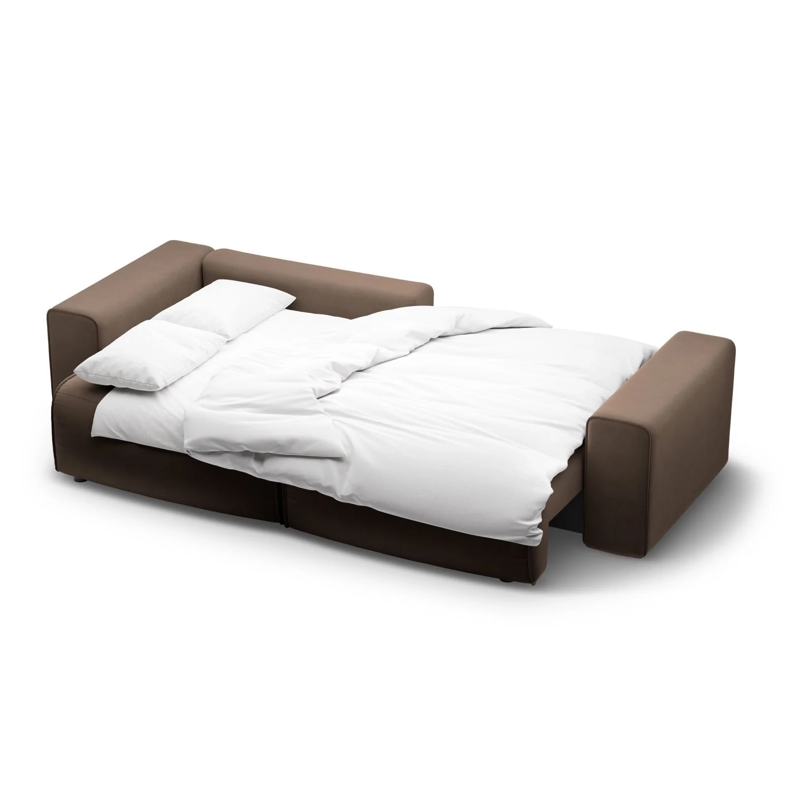 Victor 3-Sitzer Ecksofa, Linke Seite, ausziehbar mit Schlaffunktion und Bettkasten, aus Samt oder Strukturstoff, 246x148 cm - Image 75