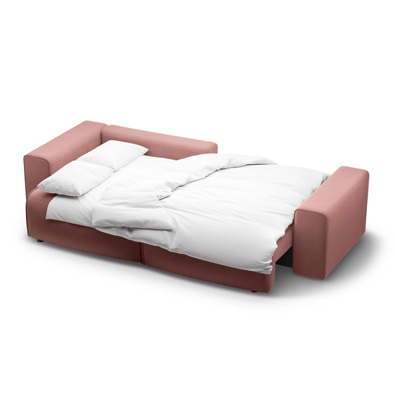 Victor 3-Sitzer Ecksofa, Linke Seite, ausziehbar mit Schlaffunktion und Bettkasten, aus Samt oder Strukturstoff, 246x148 cm - Image 82