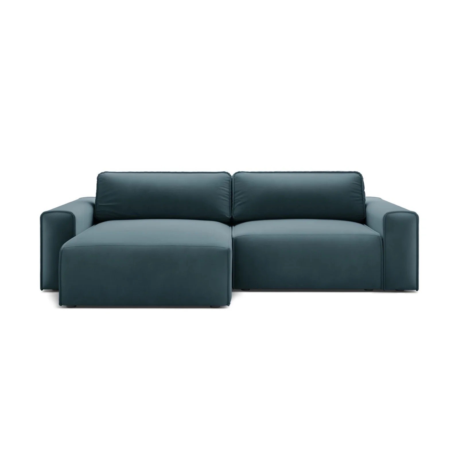 Victor 3-Sitzer Ecksofa, Linke Seite, ausziehbar mit Schlaffunktion und Bettkasten, aus Samt oder Strukturstoff, 246x148 cm - Image 98