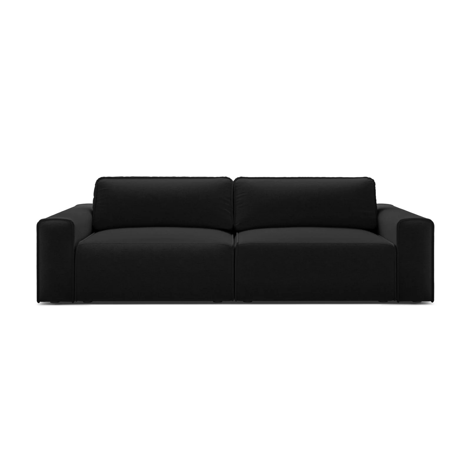 Victor 3-Sitzer Sofa, ausklappbar, mit Schlaffunktion und Bettkasten, aus Samt oder Strukturstoff, 246x100 cm - Image 57