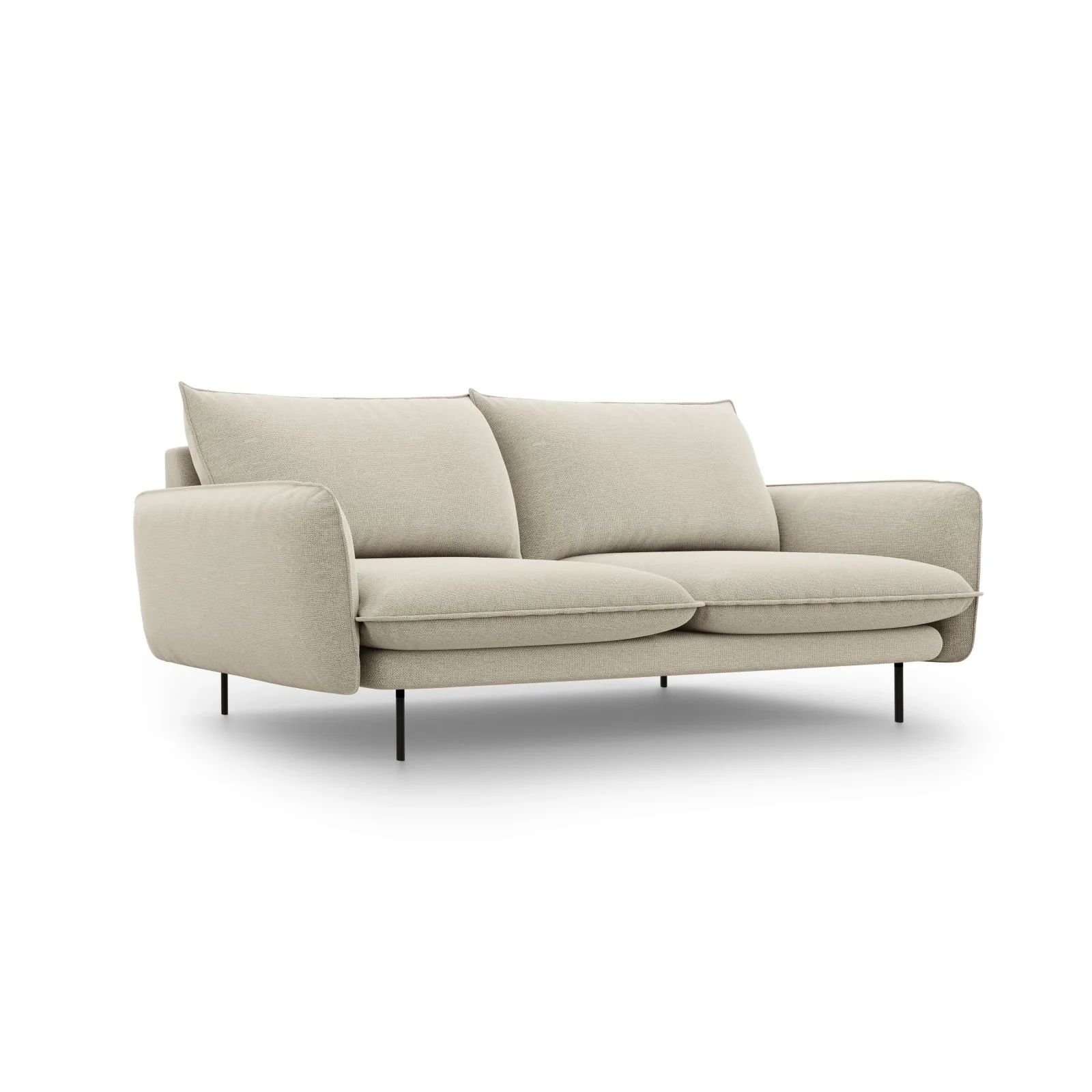 Vienna 3-Sitzer Sofa aus Samt, Boucle oder Strukturstoff, 200x92x95 cm - Image 138