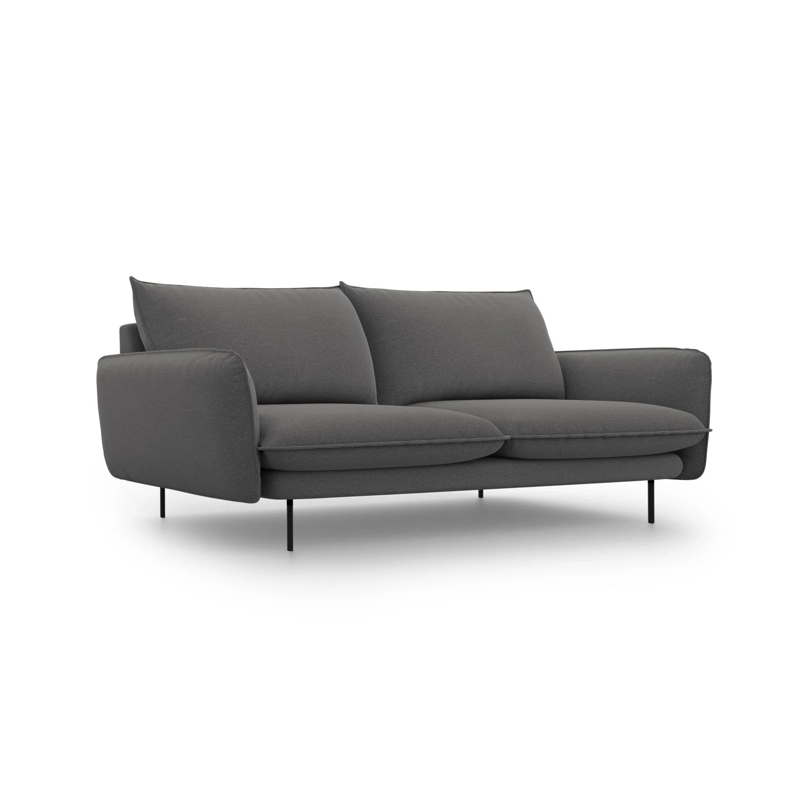Vienna 3-Sitzer Sofa aus Samt, Boucle oder Strukturstoff, 200x92x95 cm - Image 148