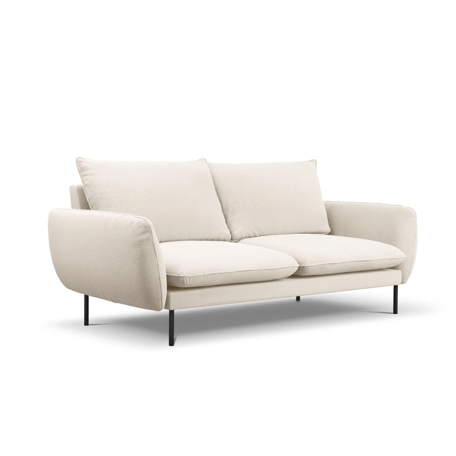 Vienna 3-Sitzer Sofa aus Samt, Boucle oder Strukturstoff, 200x92x95 cm - Image 180