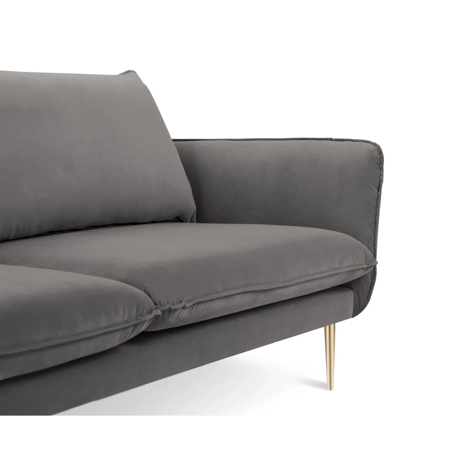 Vienna 3-Sitzer Sofa aus Samt, Boucle oder Strukturstoff, 200x92x95 cm - Image 39