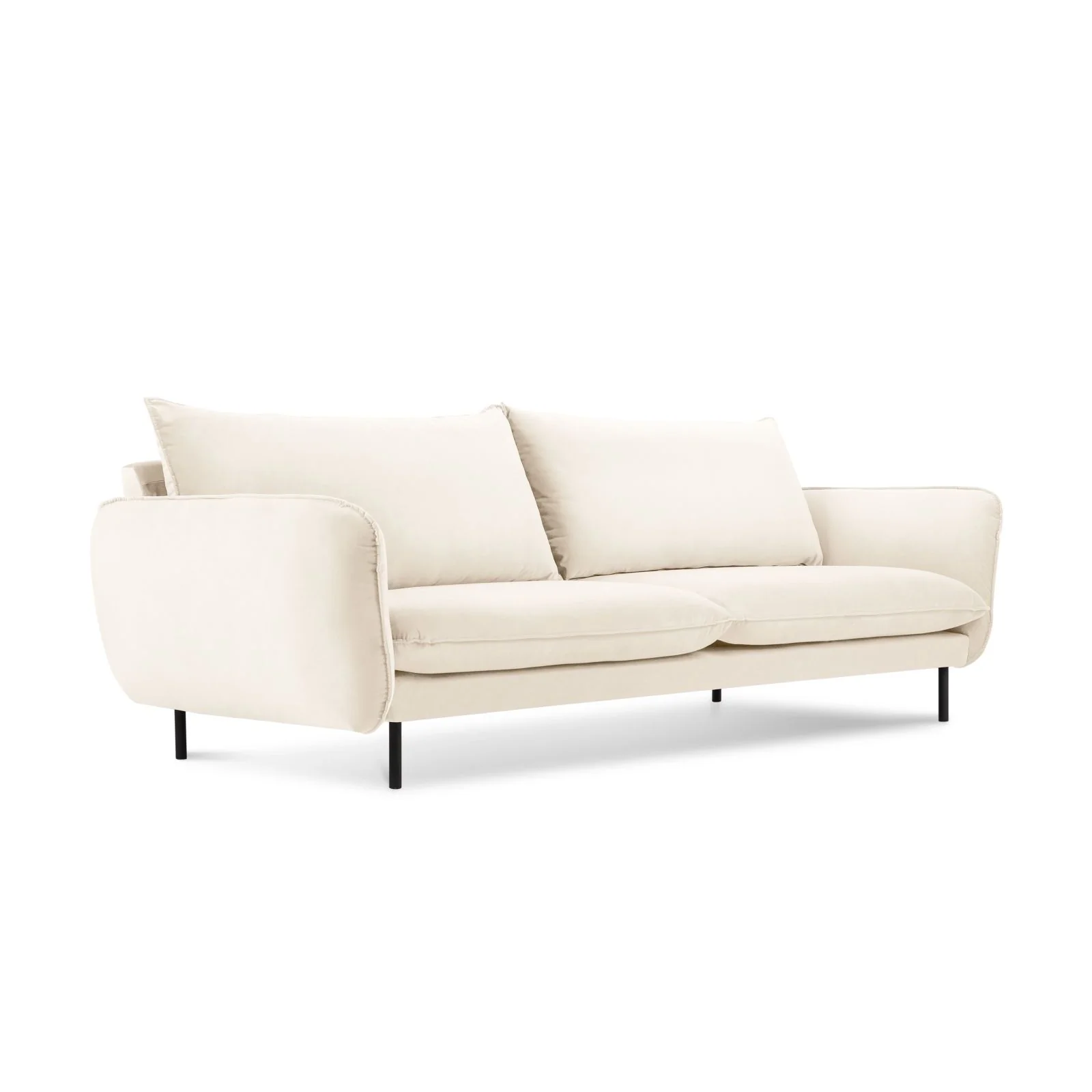 Vienna 3-Sitzer Sofa aus Samt, Boucle oder Strukturstoff, 200x92x95 cm - Image 57