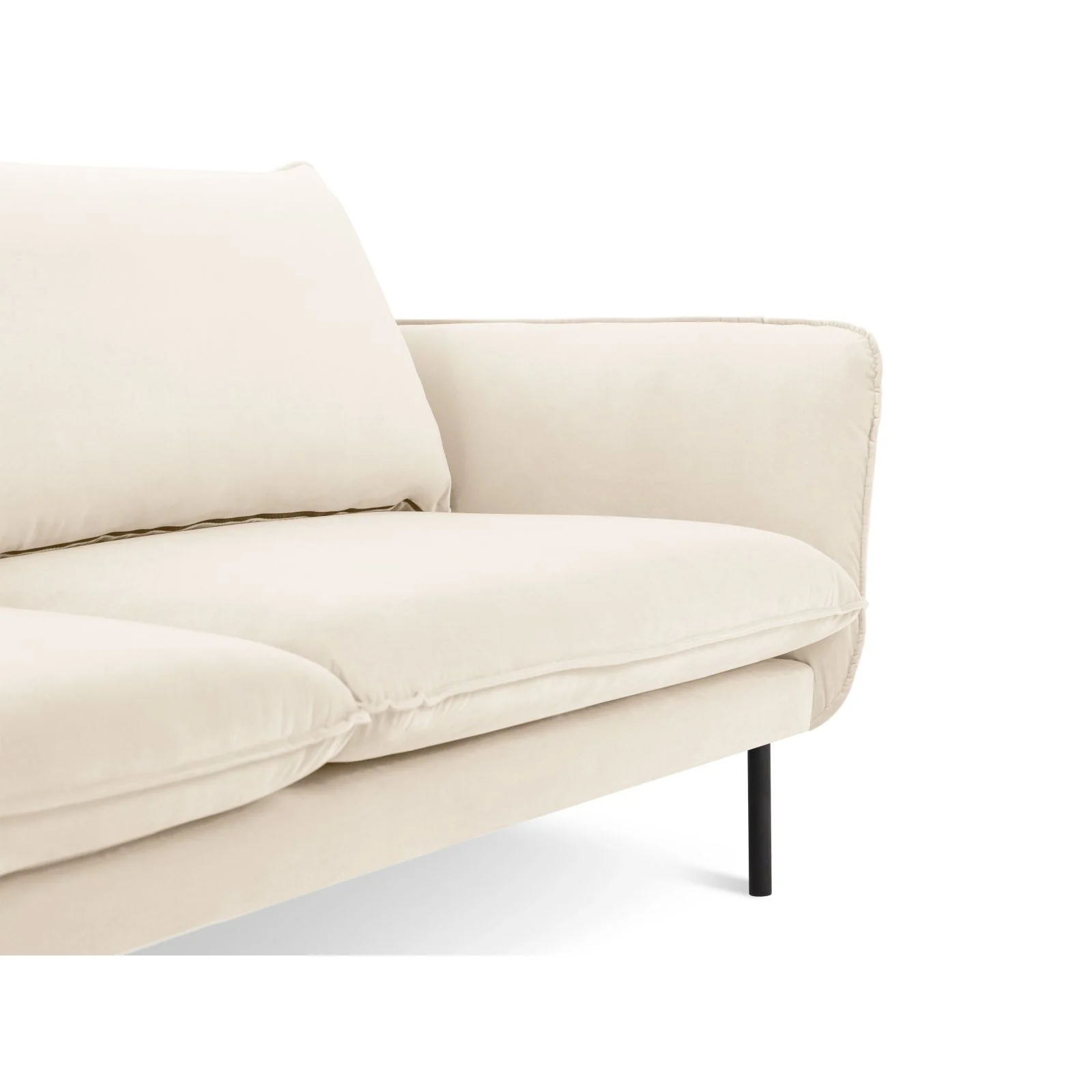 Vienna 3-Sitzer Sofa aus Samt, Boucle oder Strukturstoff, 200x92x95 cm - Image 60